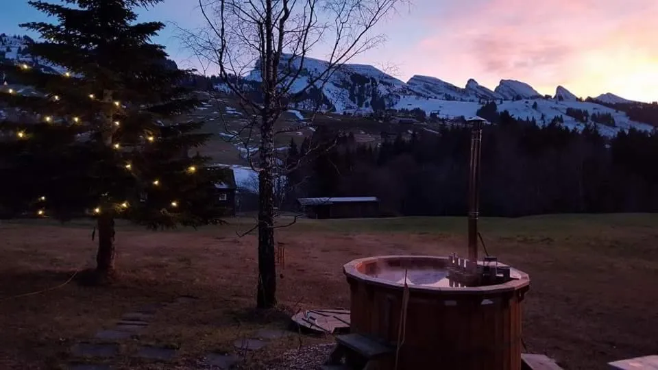 Chalet Chic mit Hot Pot