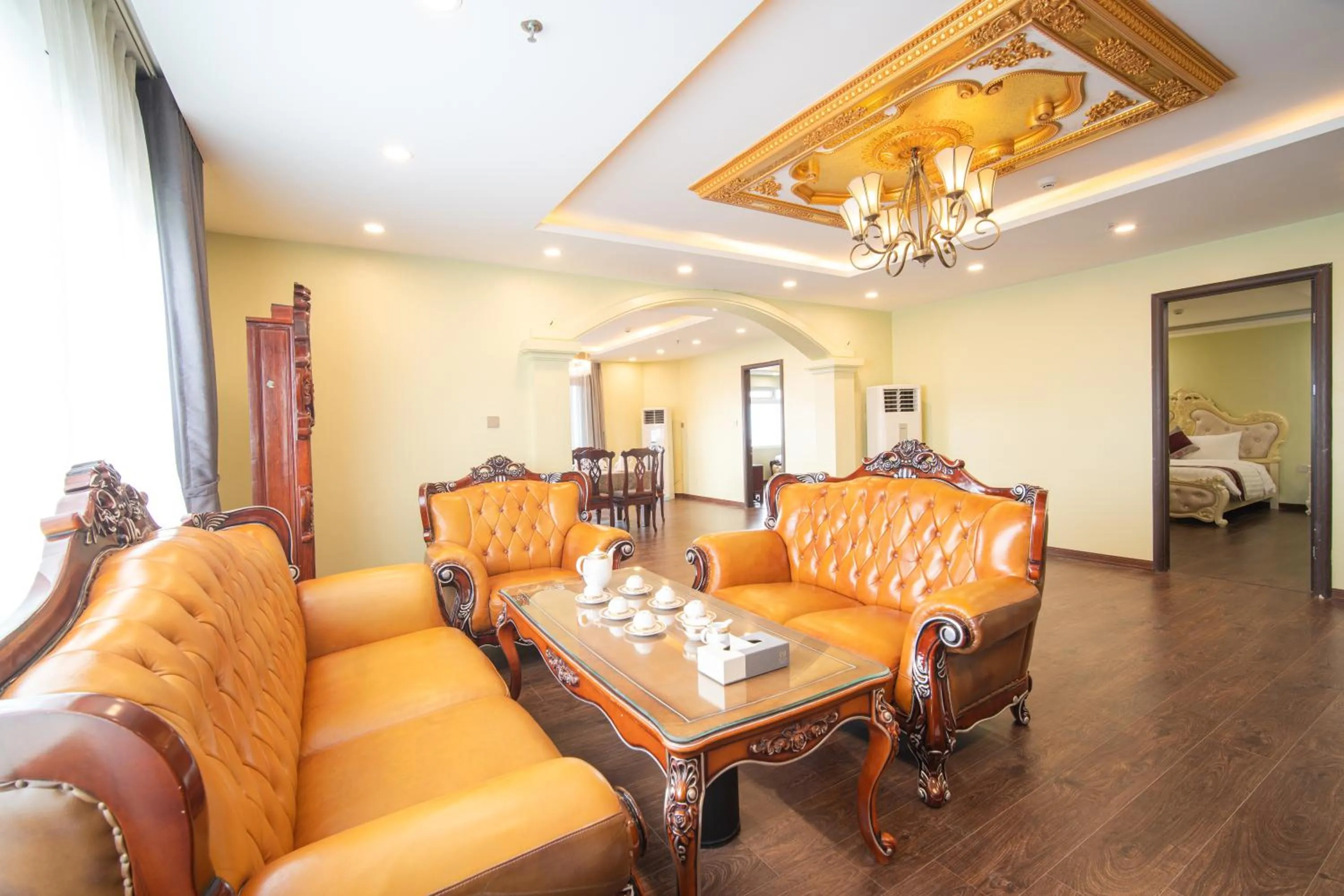 Living room in Me Q Beach Hotel