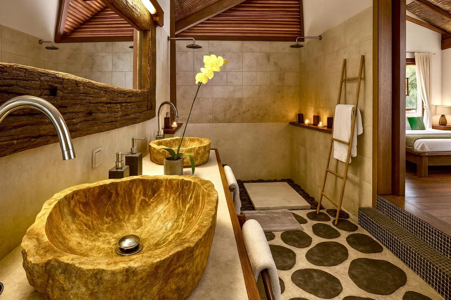 Bed in Kaleydo Villas