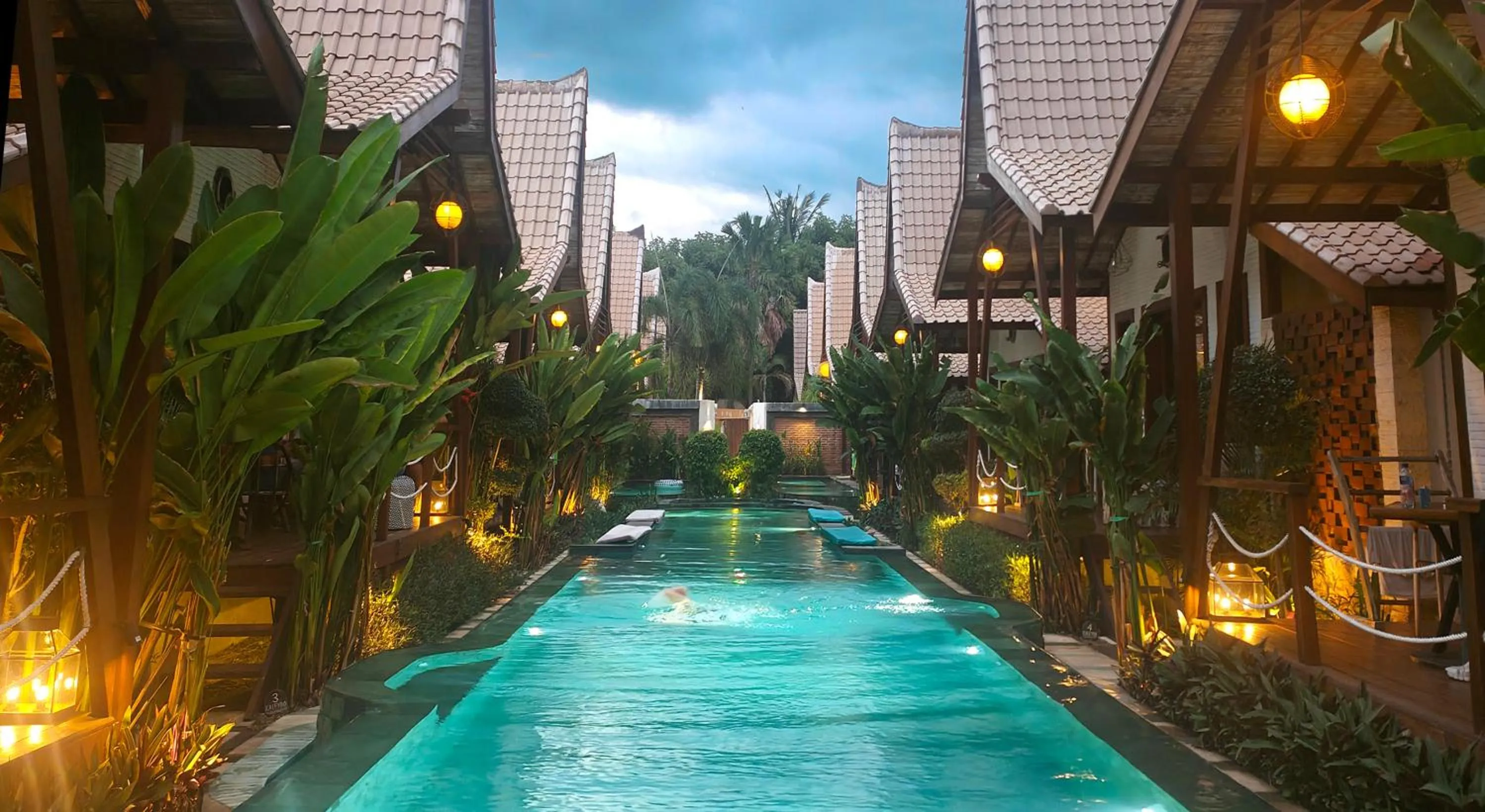 Pool view in Kaleydo Villas