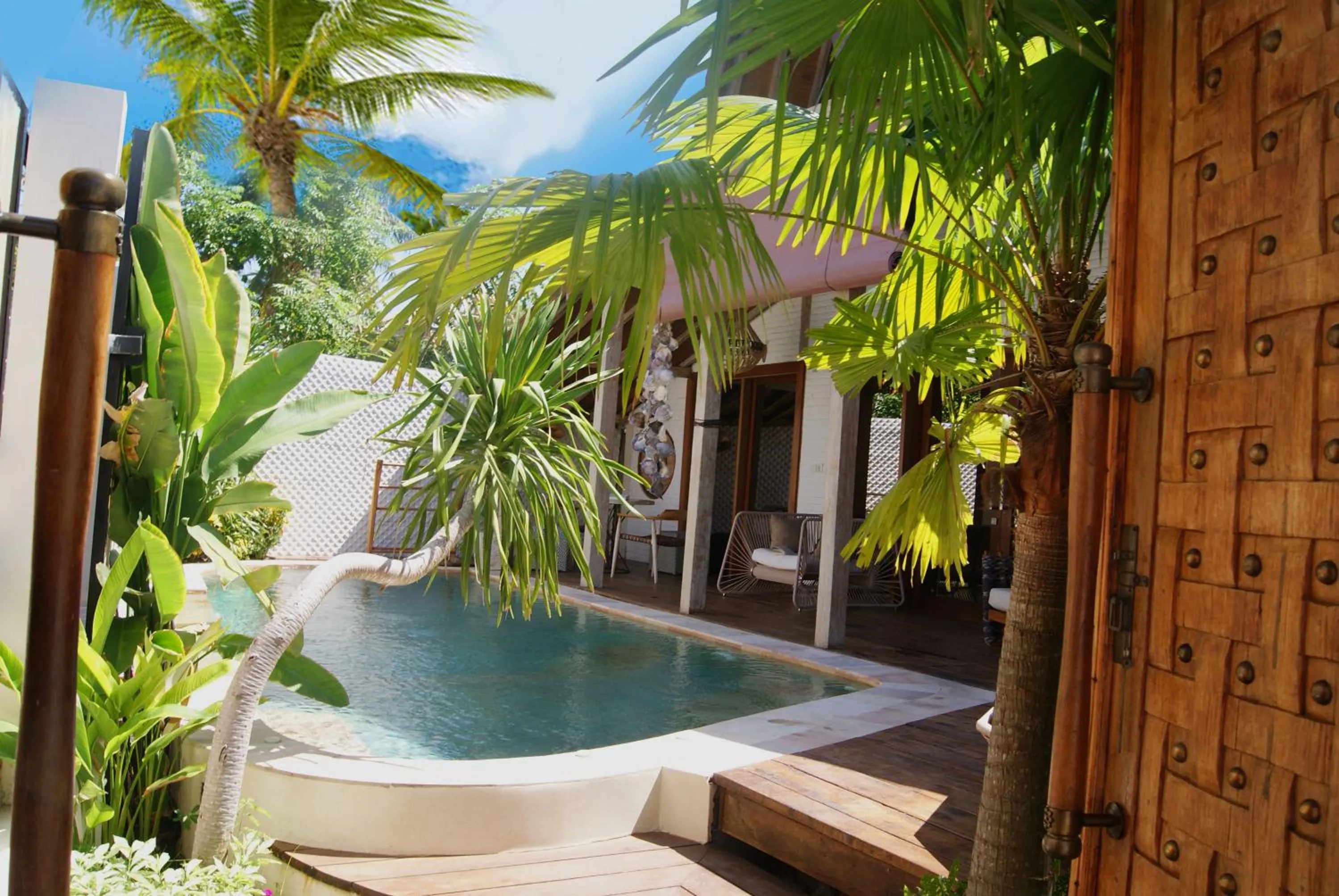 Pool view in Kaleydo Villas