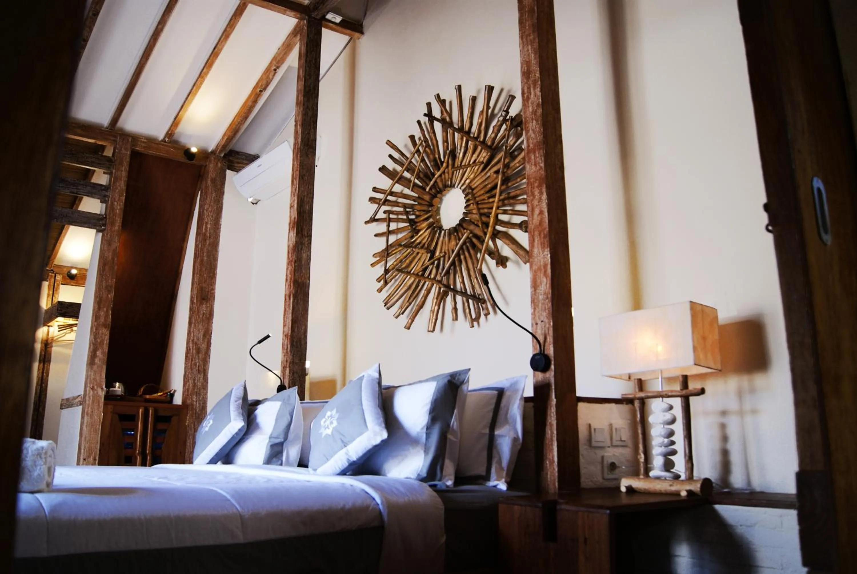 Decorative detail, Bed in Kaleydo Villas