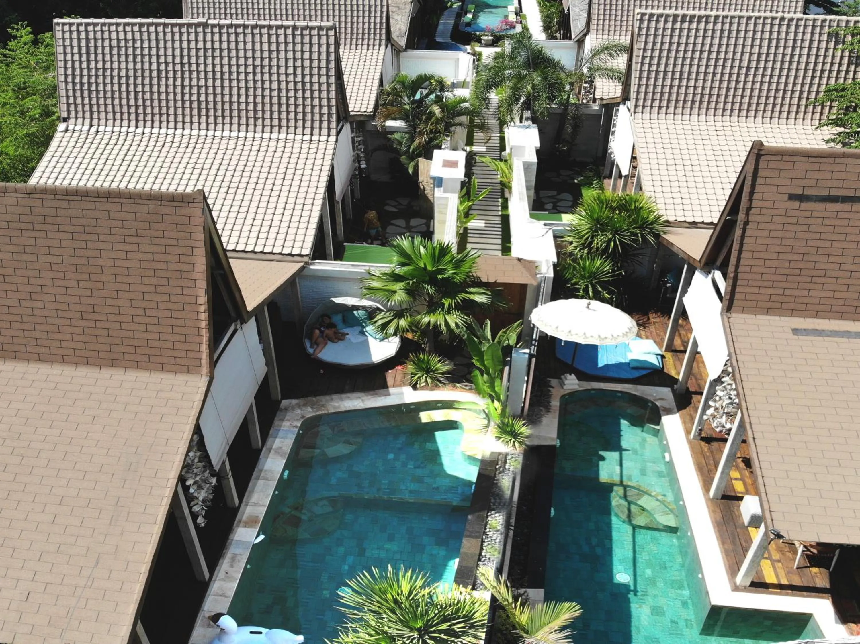 Bird's eye view in Kaleydo Villas