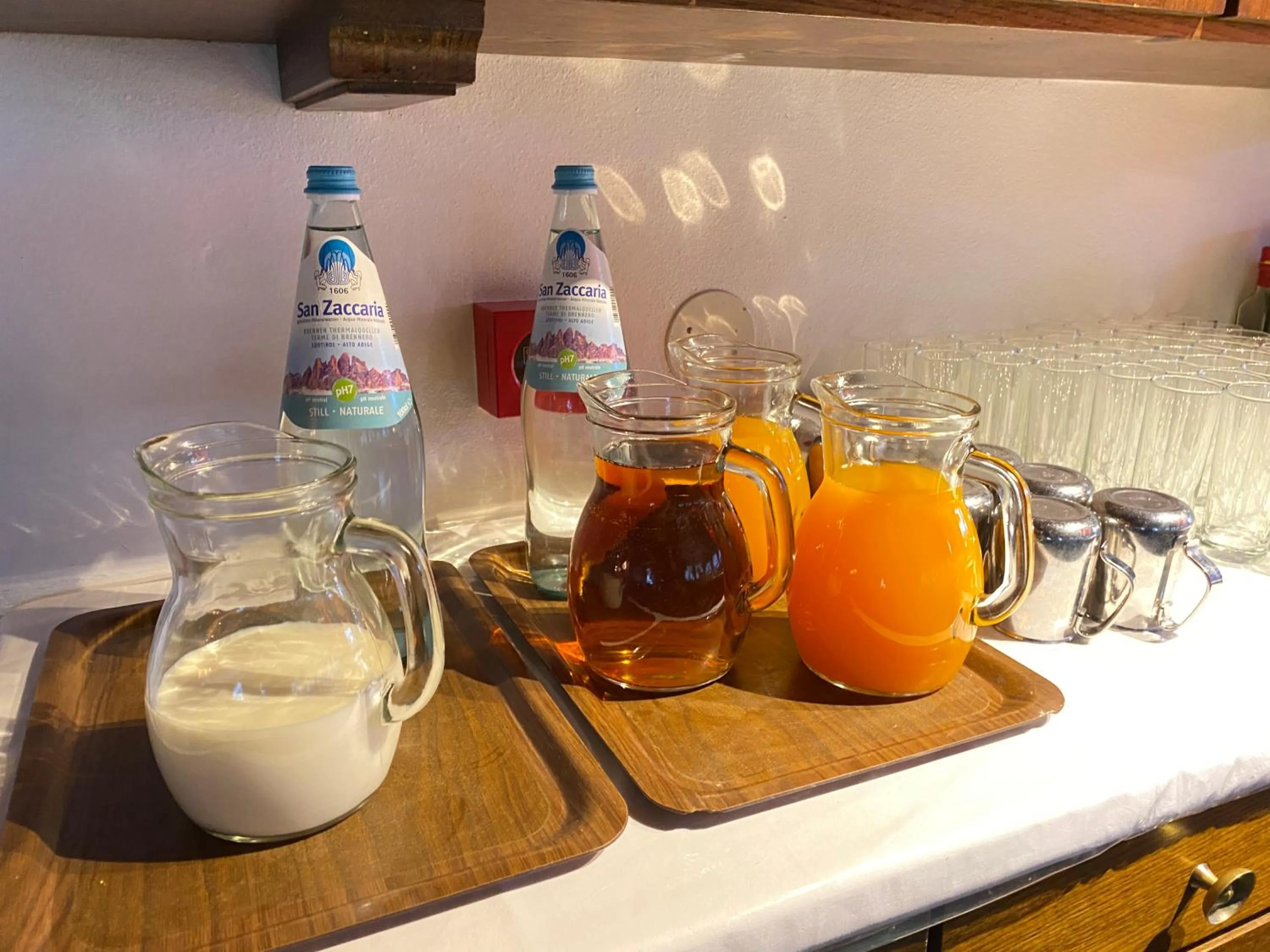 Non alcoholic drinks in Hotel Friedemann