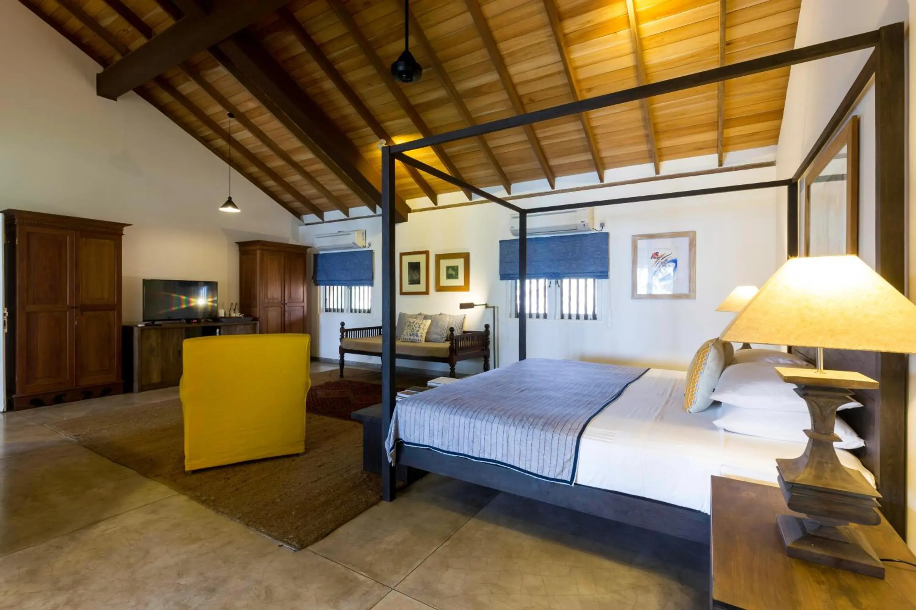 Bed in Villa Saffron Hikkaduwa Bed in Villa Saffron Hikkaduwa
