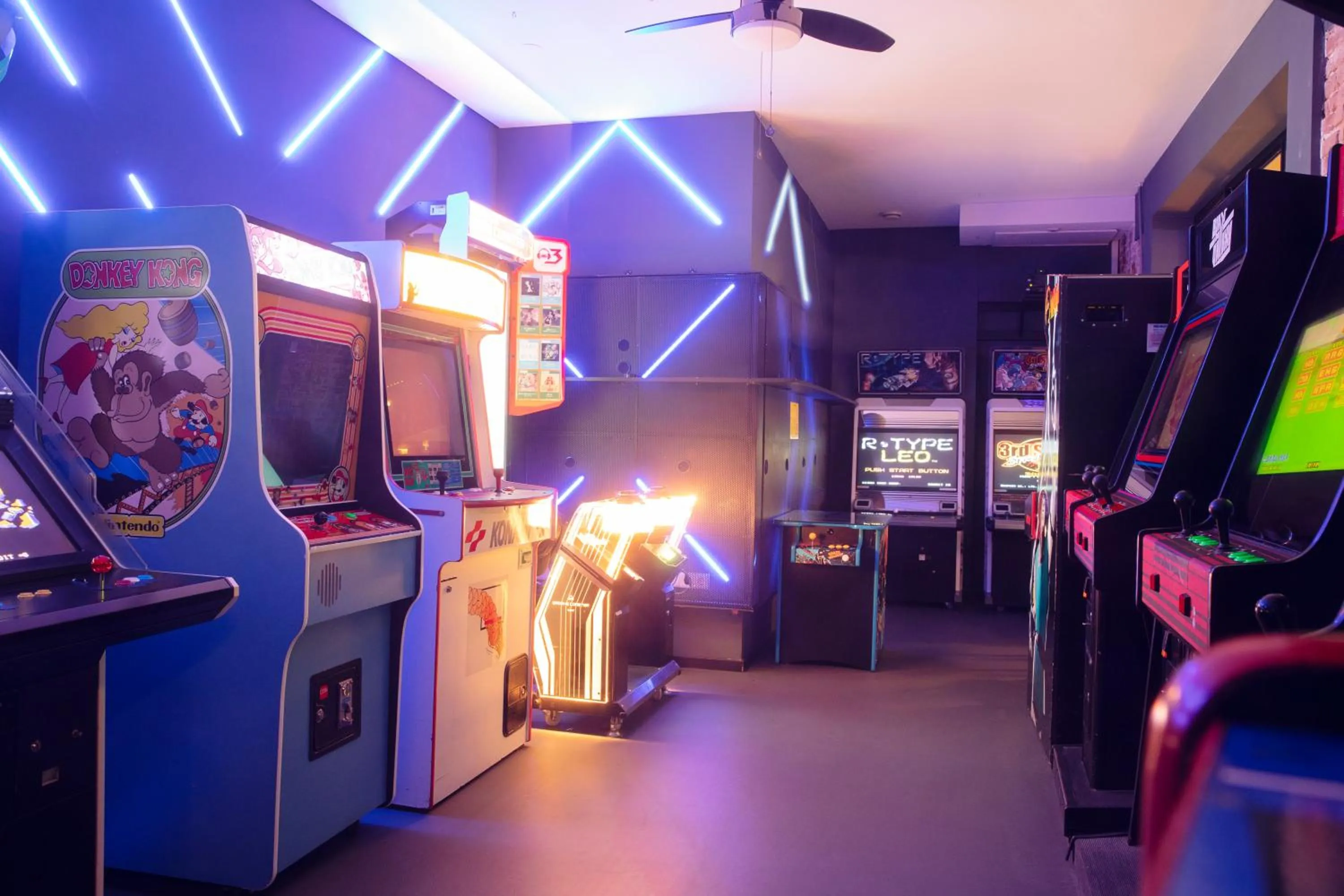 Game Room in The Arcade Hotel Amsterdam