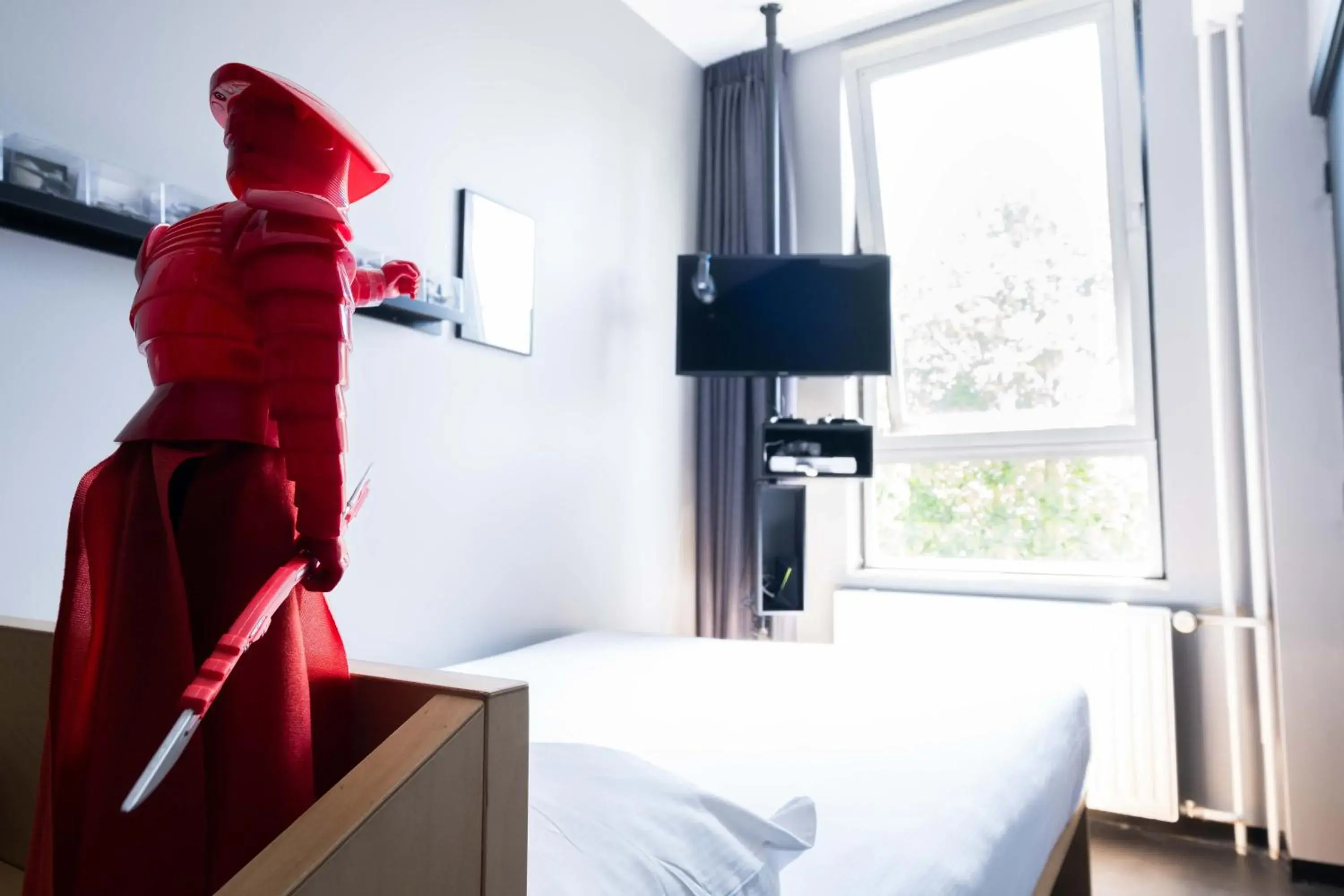 Bed in The Arcade Hotel Amsterdam Bed in The Arcade Hotel Amsterdam