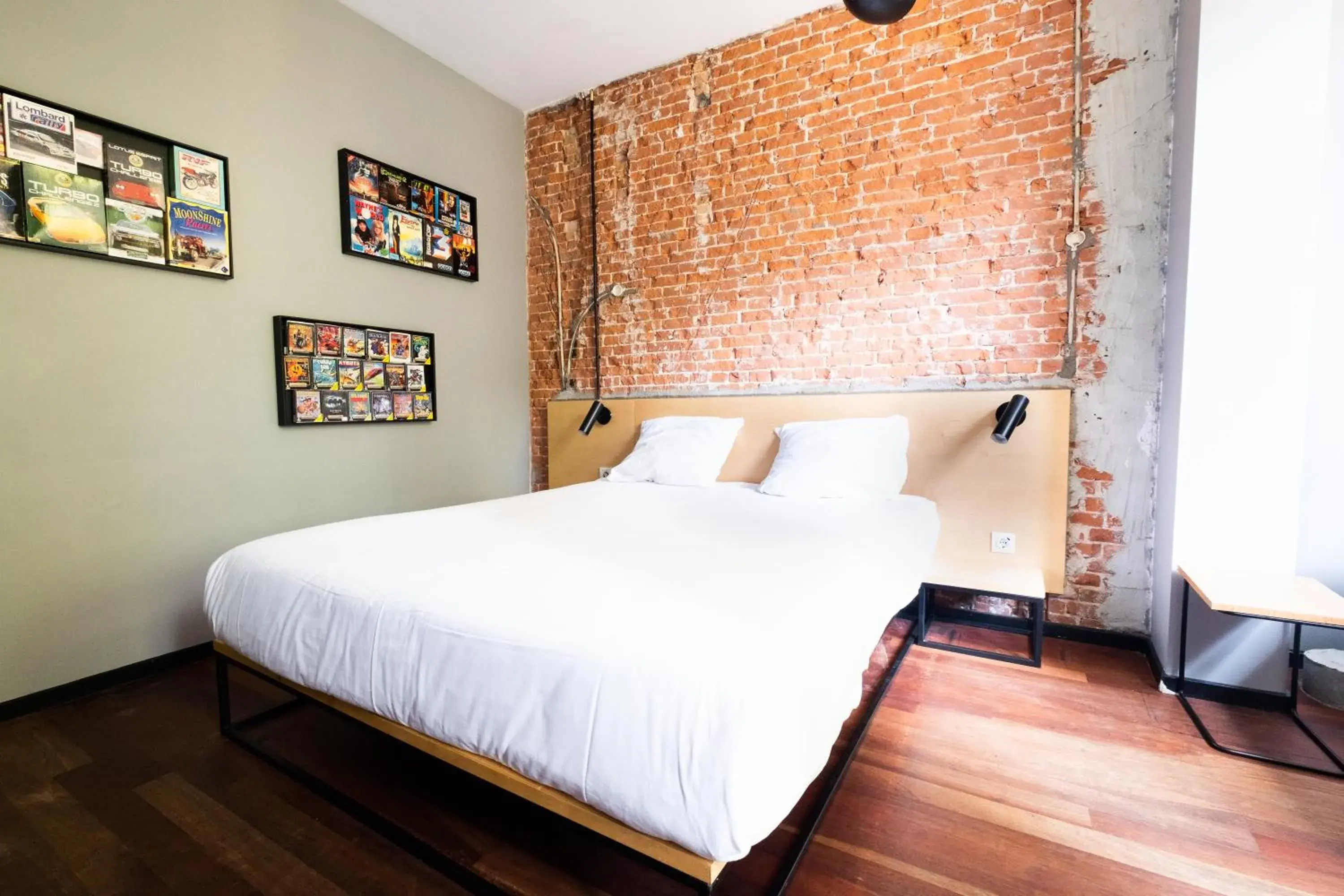 Bed in The Arcade Hotel Amsterdam Bed in The Arcade Hotel Amsterdam