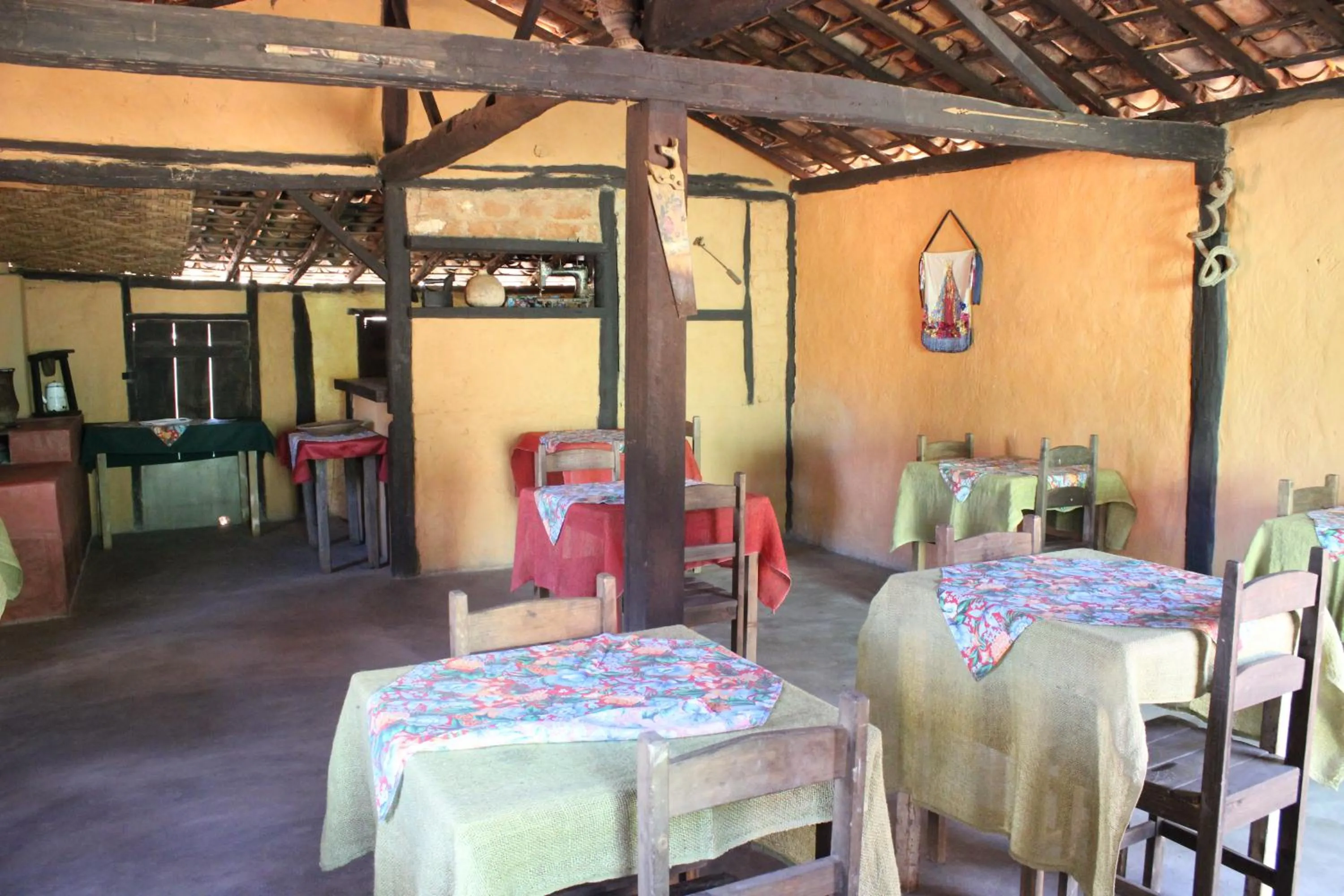 Communal kitchen in Pousada Vila Cipó