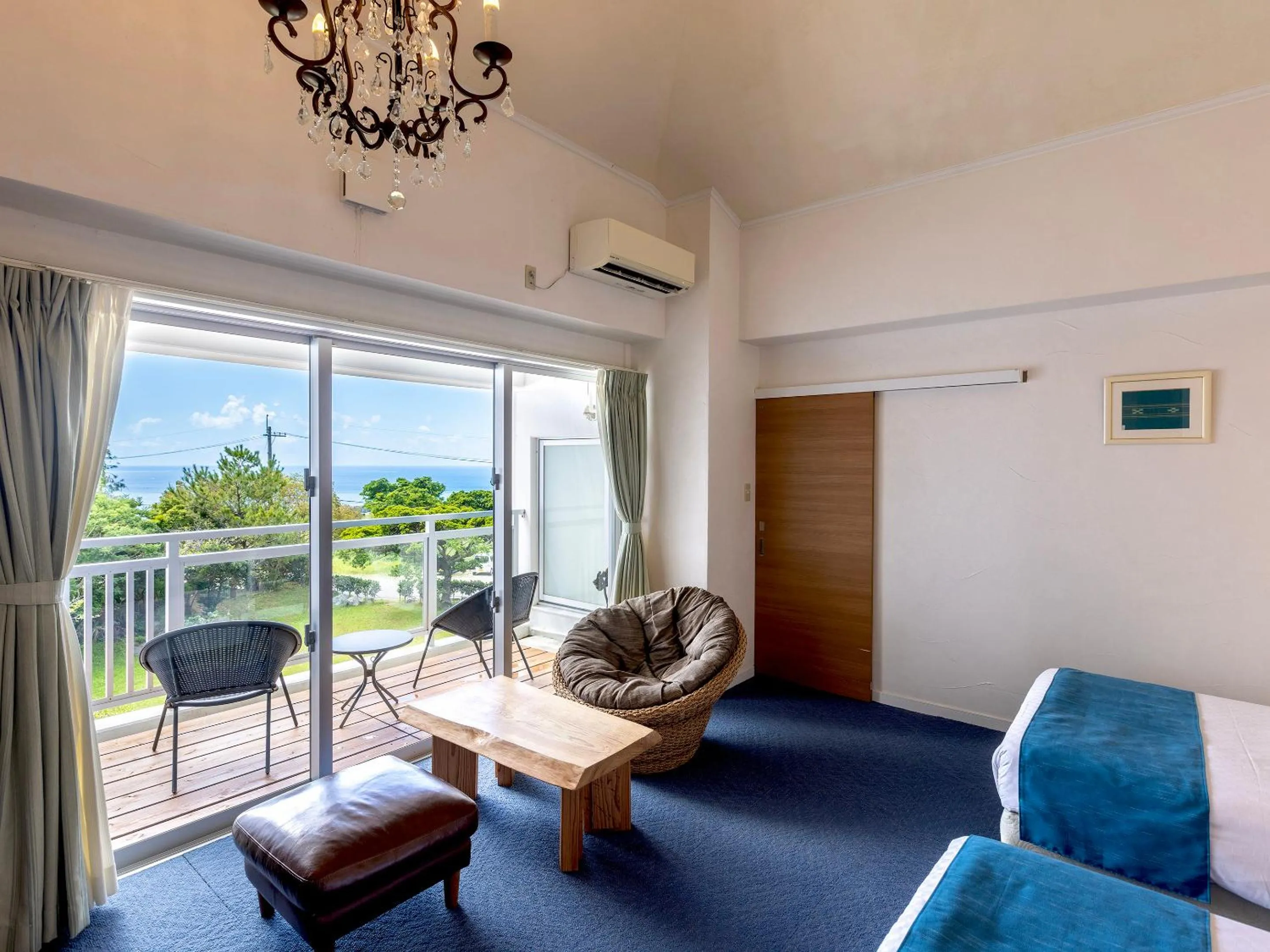 Photo of the whole room, Bed in Hoshi No Terrace Motobu Yamazato