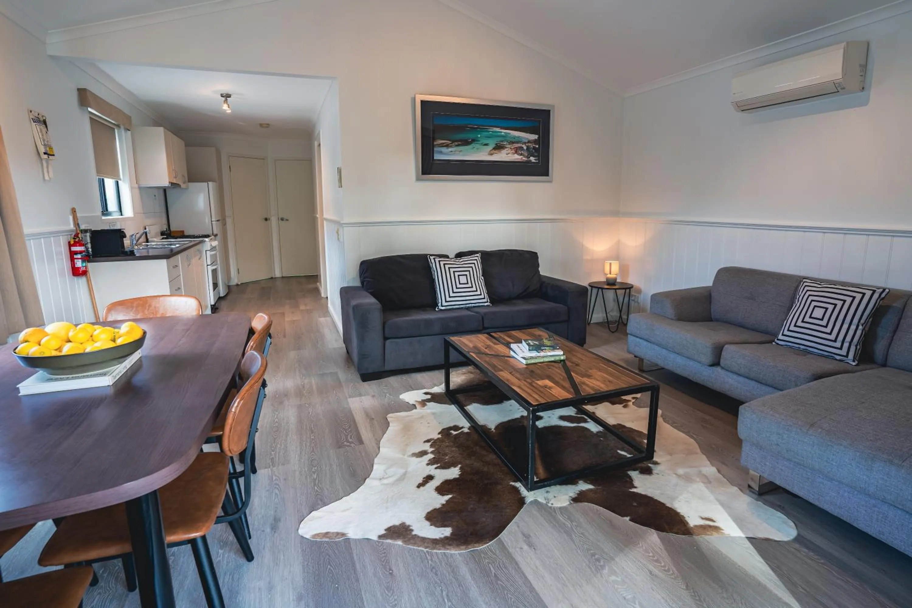 Living room in BIG4 Tassie Getaway Parks St Helens