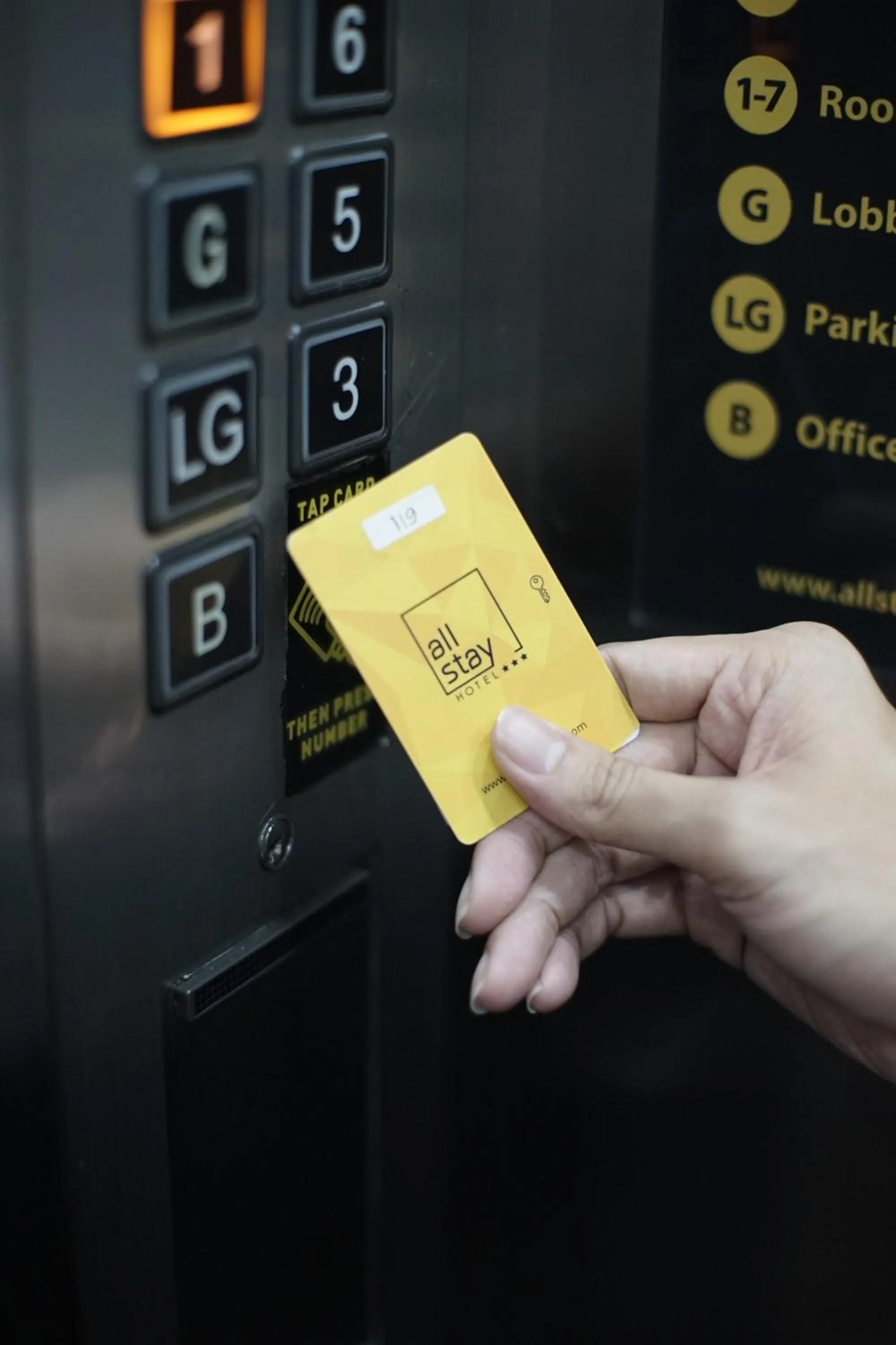 elevator in Allstay Hotel Semarang Simpang Lima