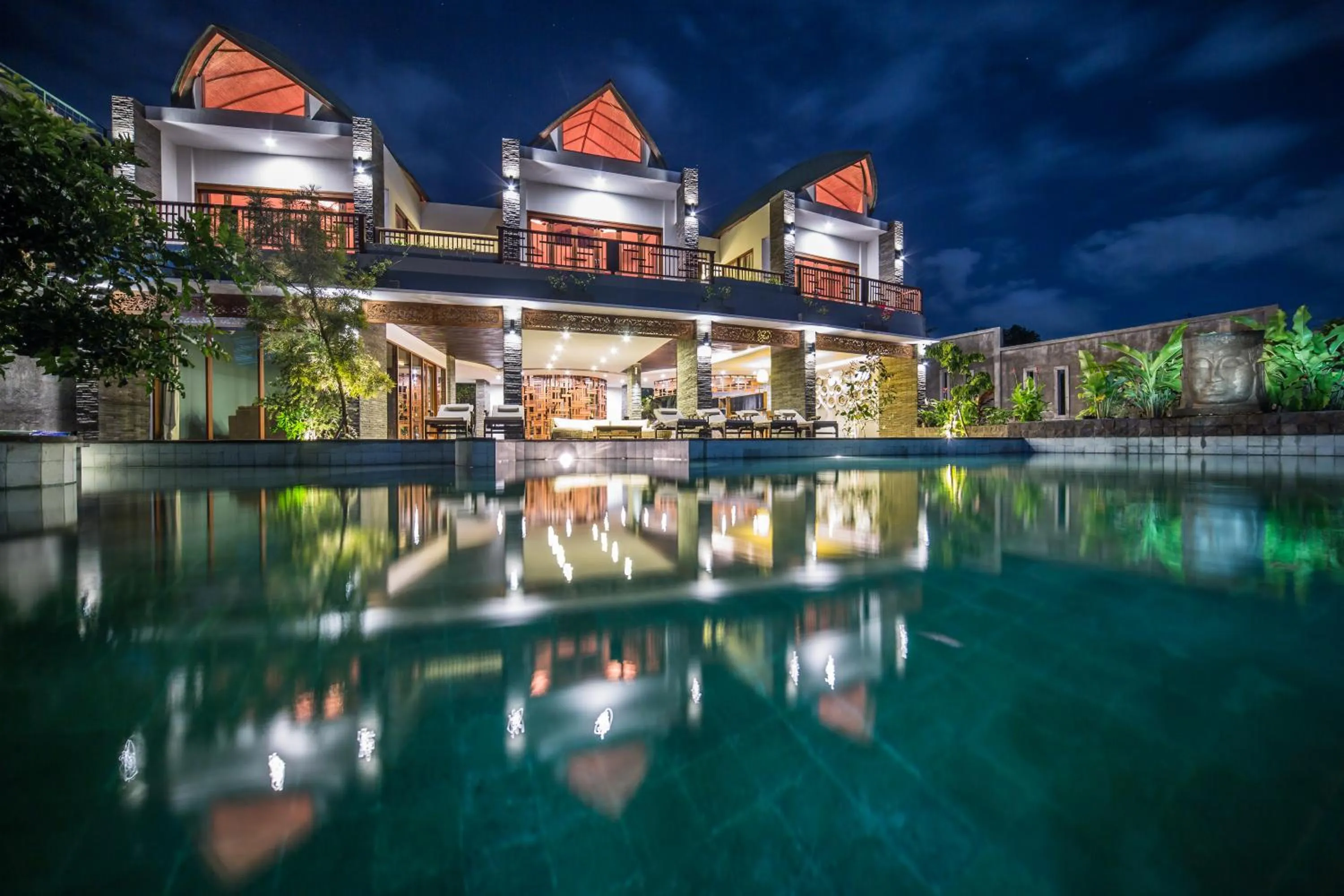 Swimming pool in De Moksha Eco Friendly Boutique Resort