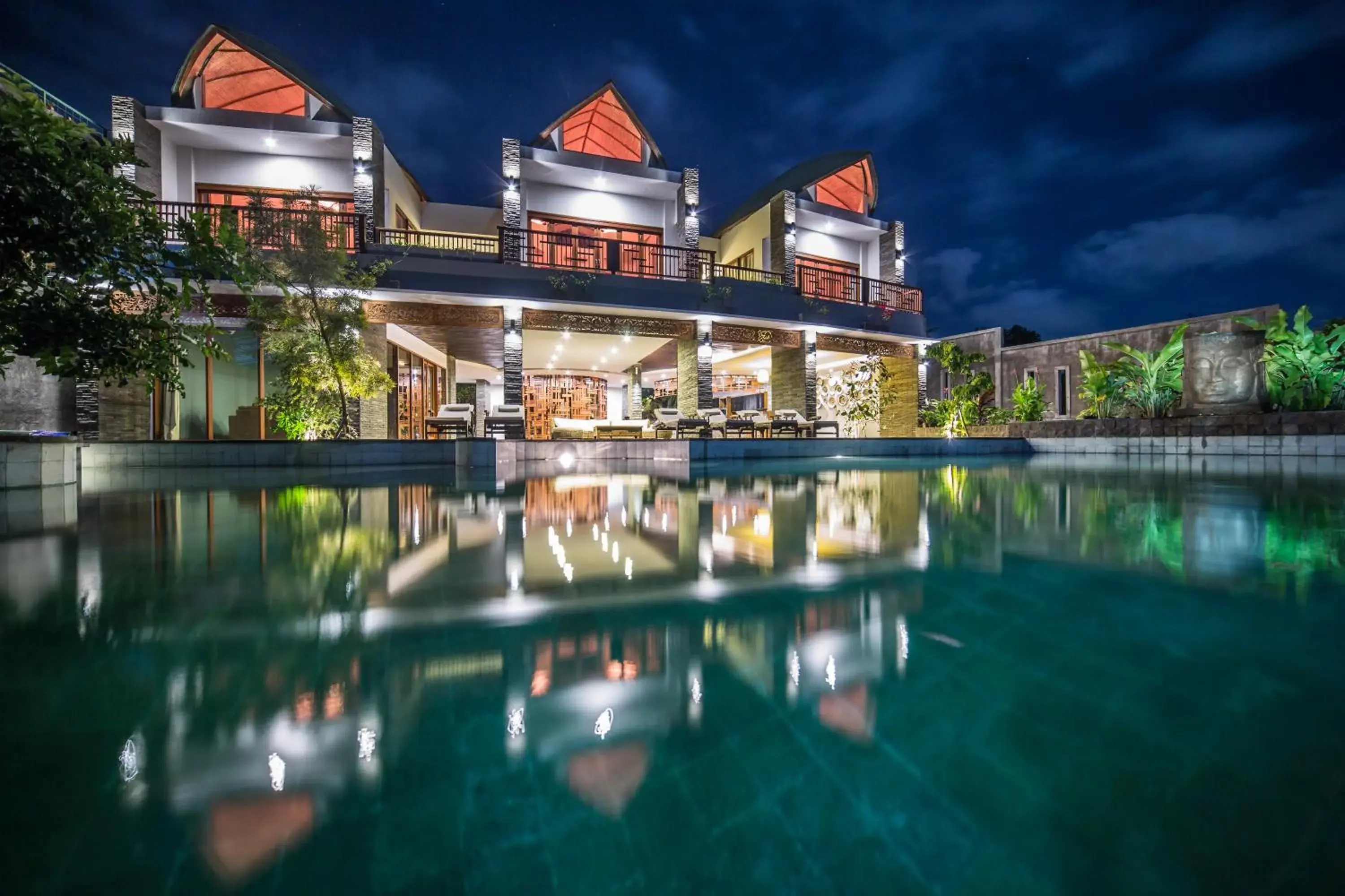 Swimming pool in De Moksha Eco Friendly Boutique Resort Swimming pool in De Moksha Eco Friendly Boutique Resort