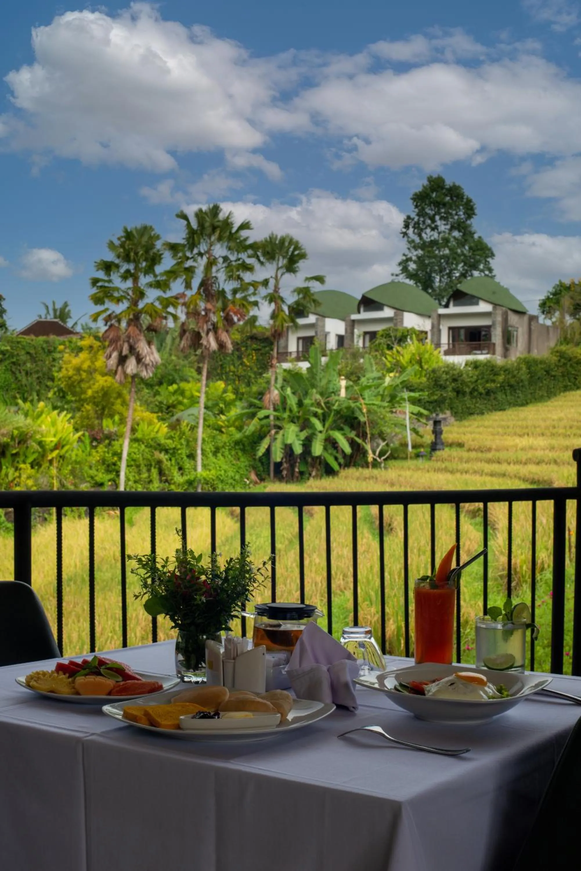 Breakfast in De Moksha Eco Friendly Boutique Resort