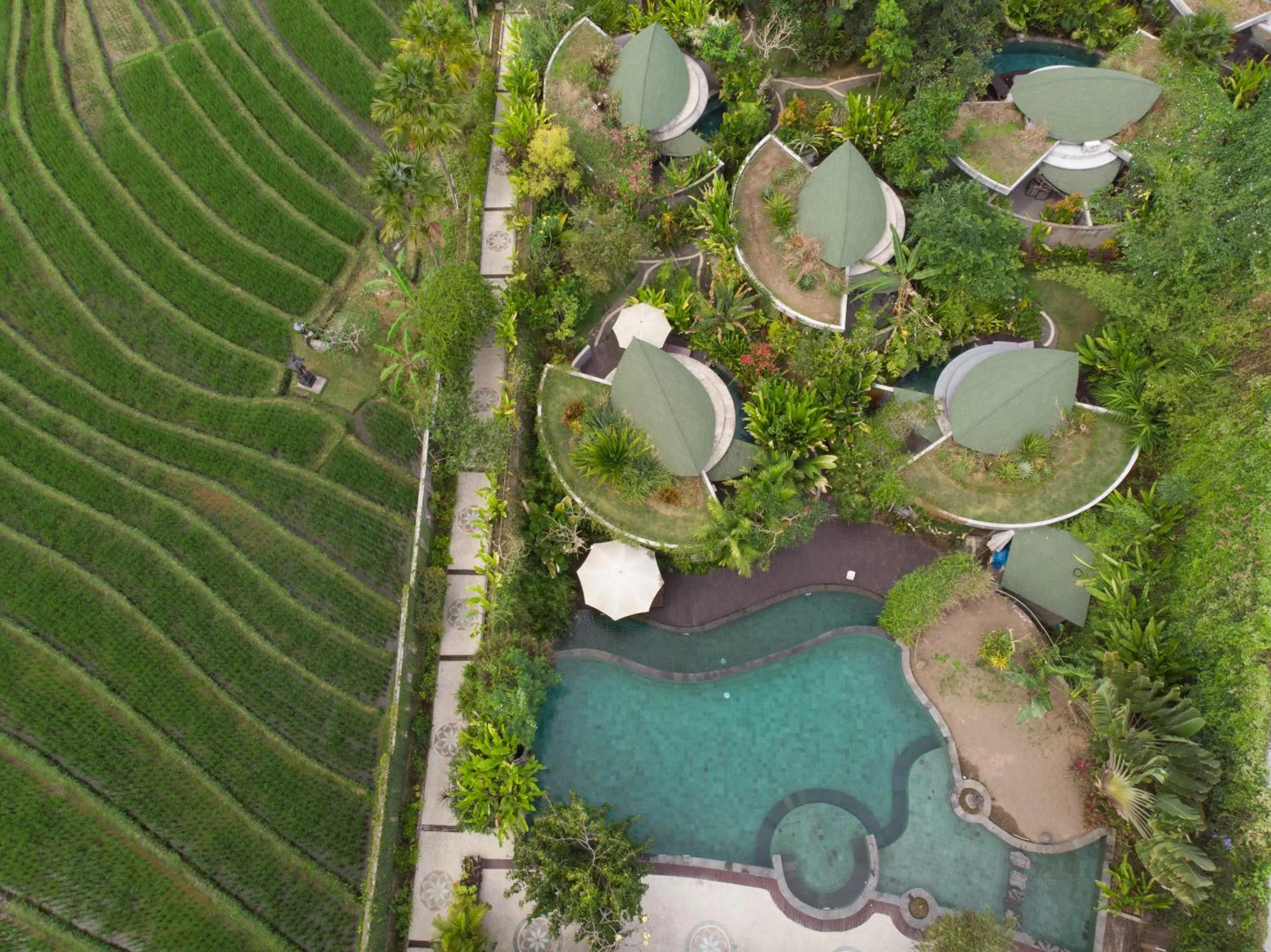 Bird's eye view in De Moksha Eco Friendly Boutique Resort