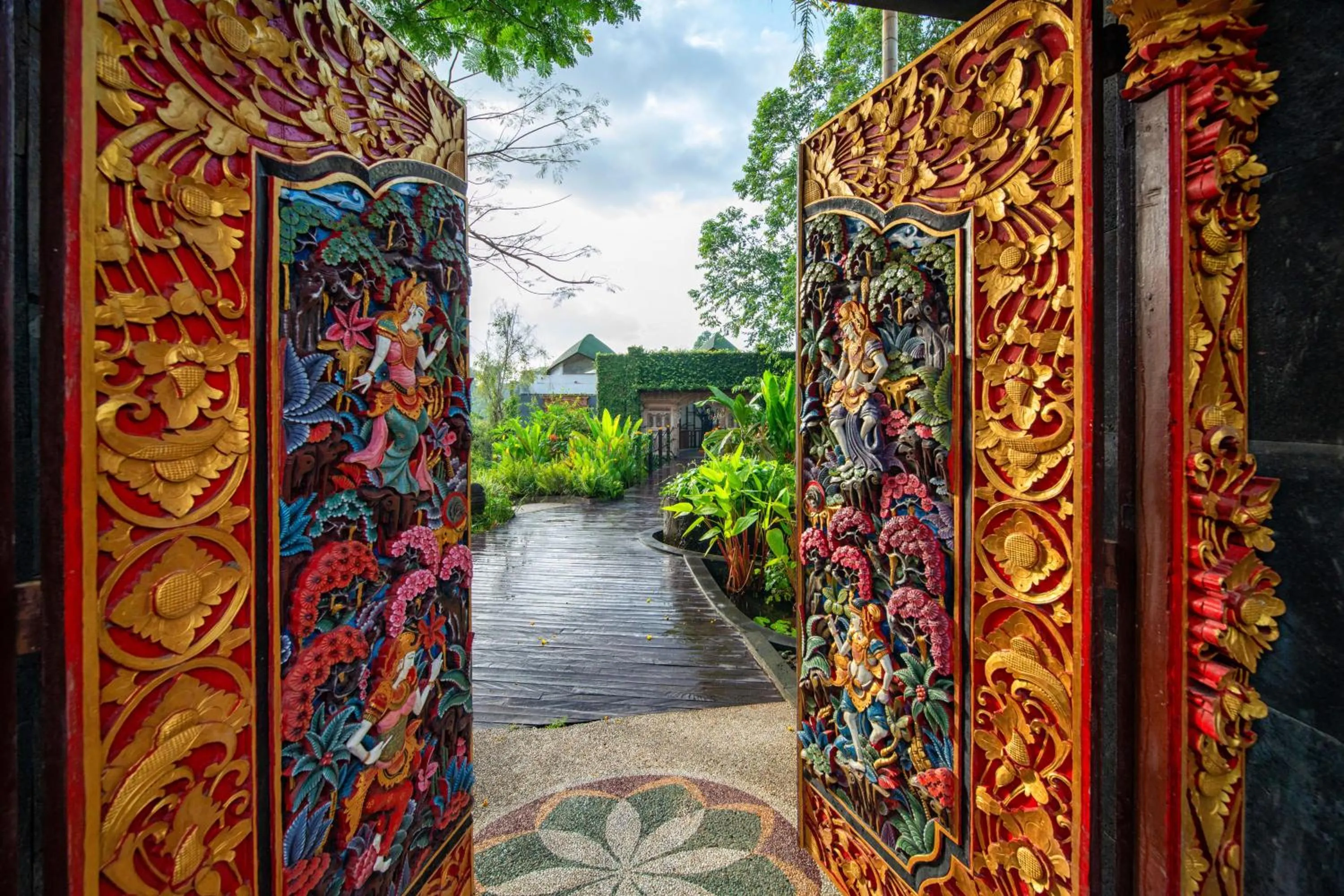 Facade/entrance in De Moksha Eco Friendly Boutique Resort