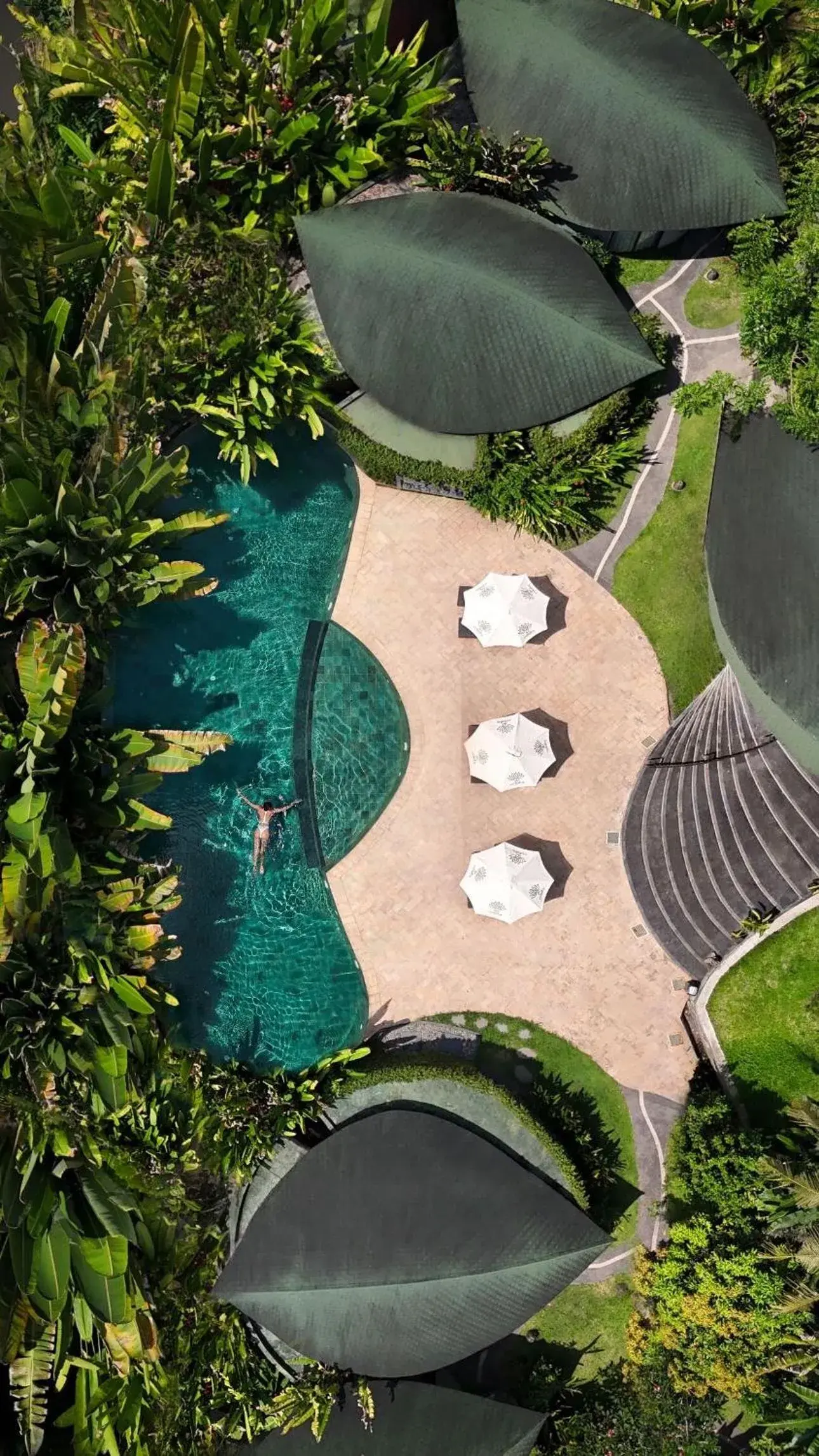 Swimming pool in De Moksha Eco Friendly Boutique Resort Swimming pool in De Moksha Eco Friendly Boutique Resort