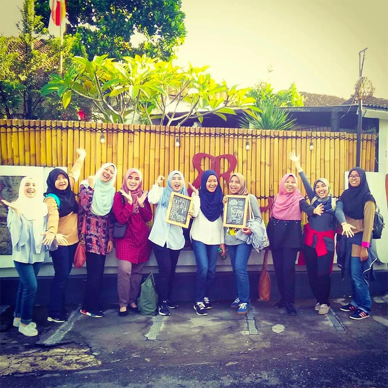 group of guests in Rumah Roso Homestay