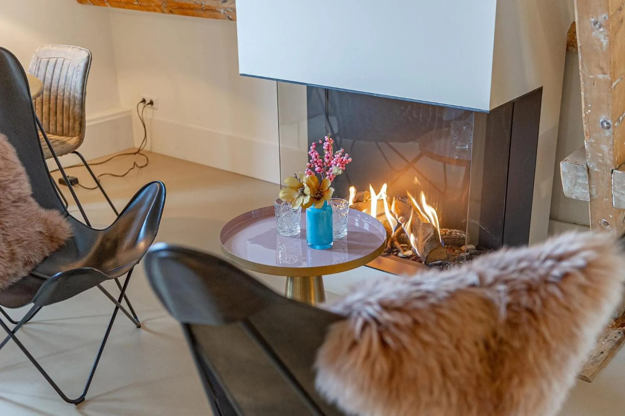 Seating area in Bossche Suites Stationsweg