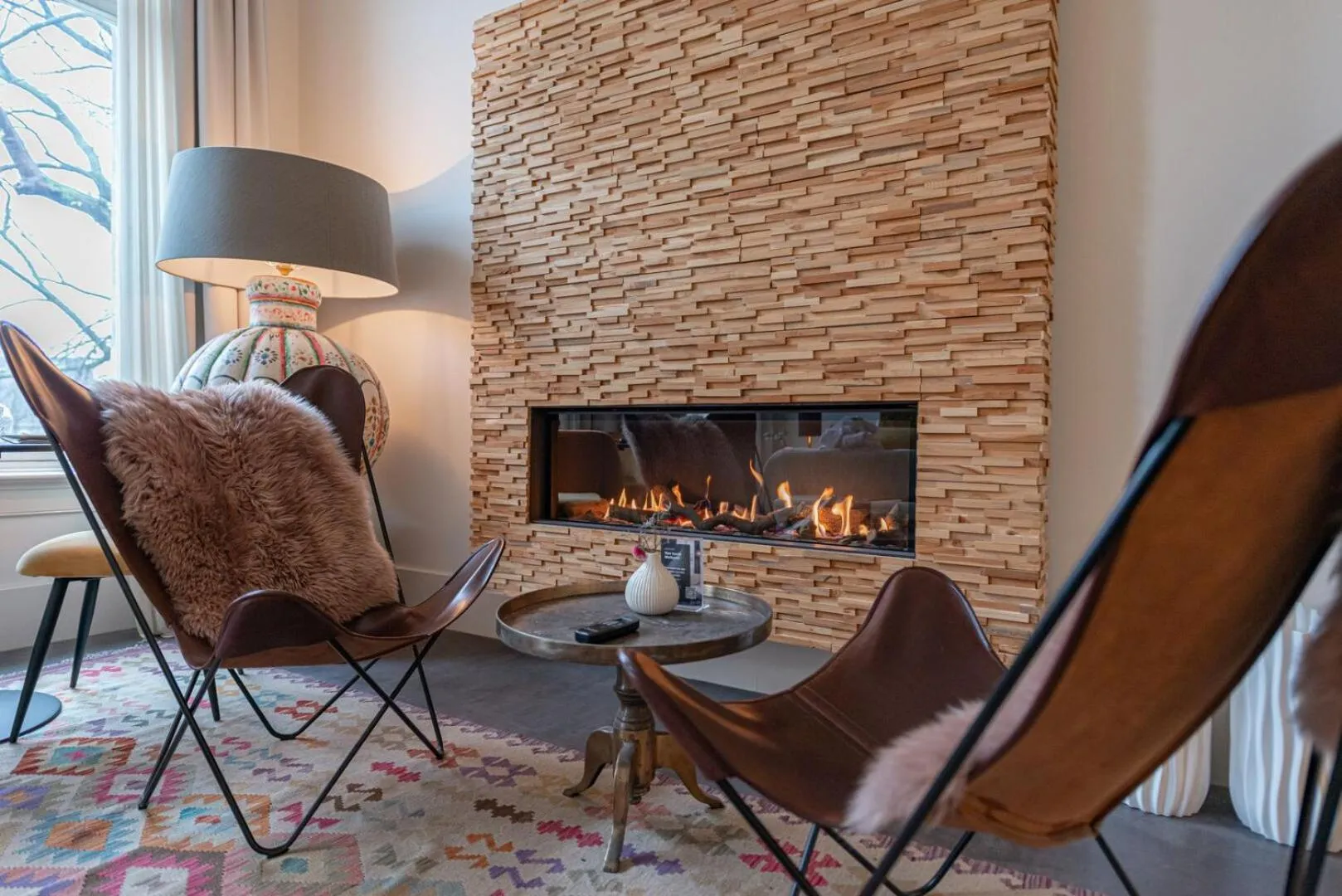 Seating area in Bossche Suites Stationsweg