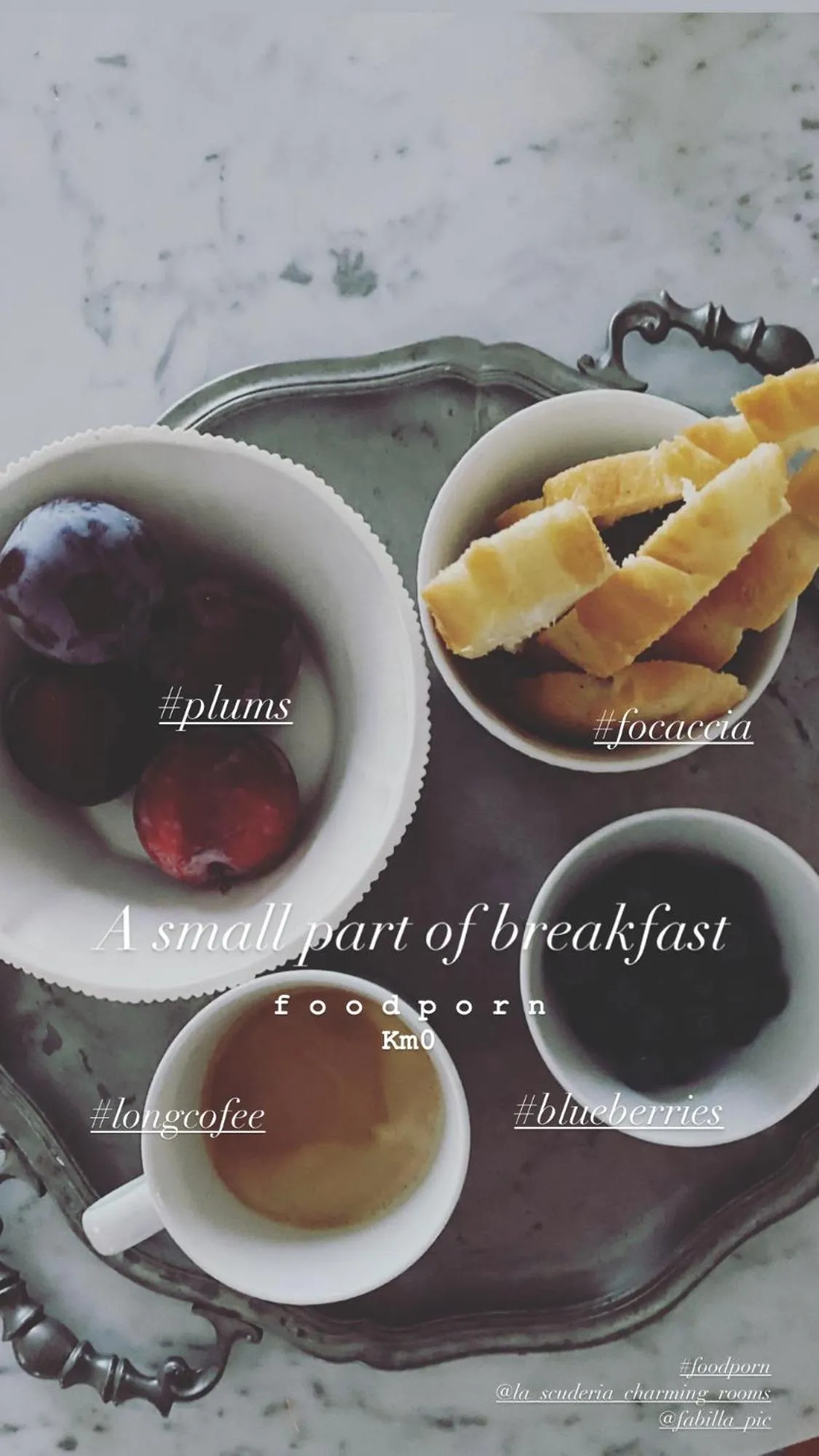 Breakfast in La Scuderia Charming Rooms b&b