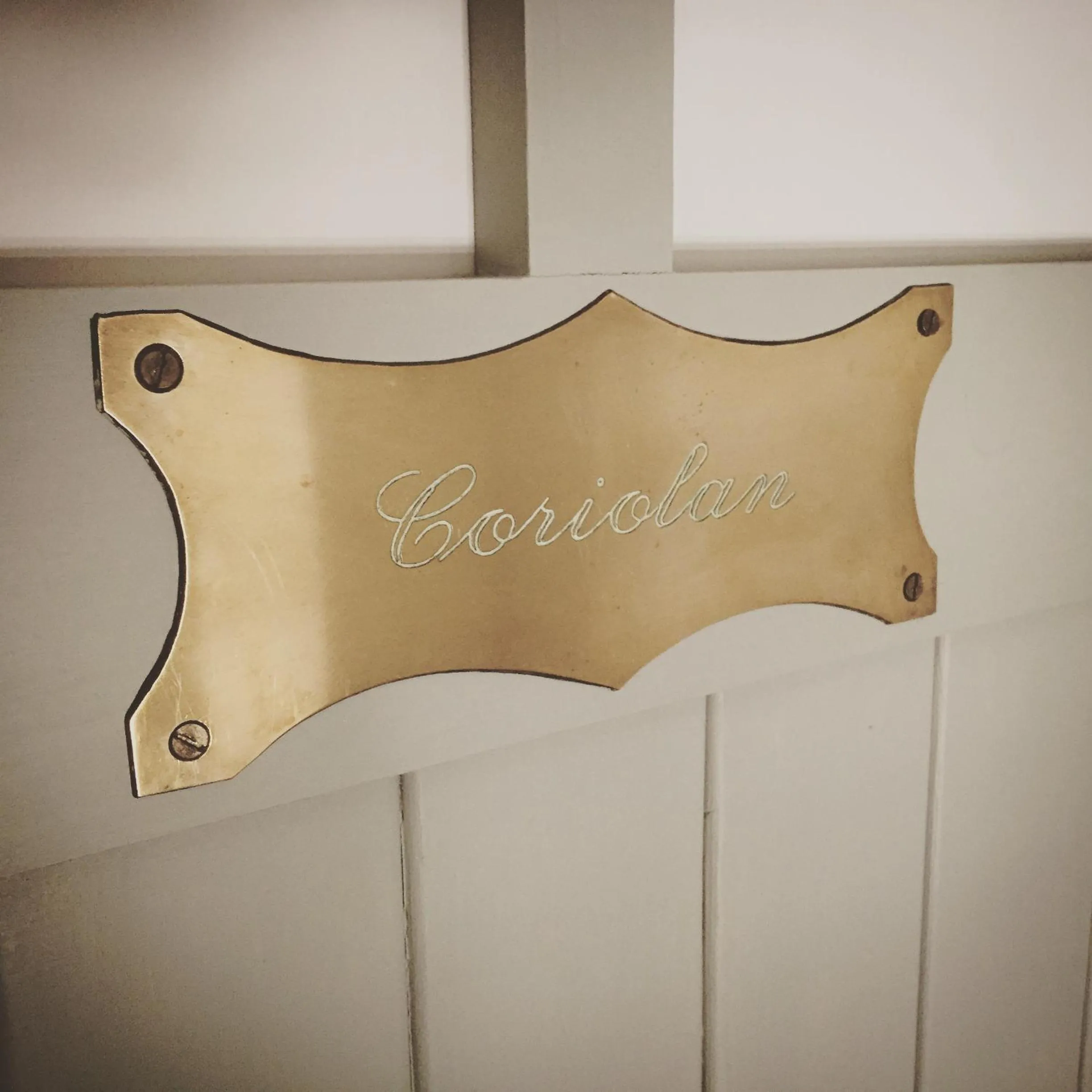 Decorative detail in La Scuderia Charming Rooms b&b