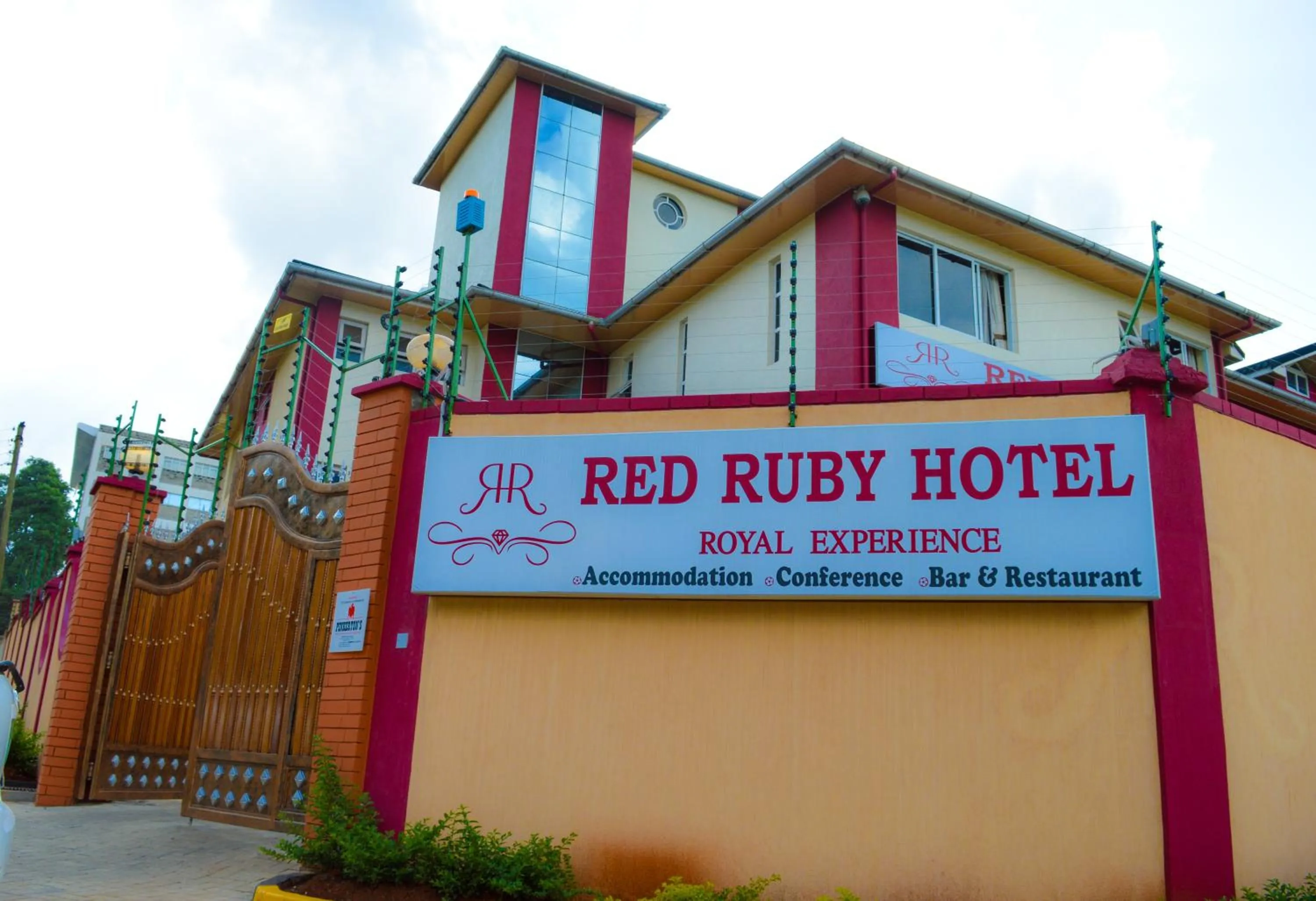 Property building in Red Ruby Hotel