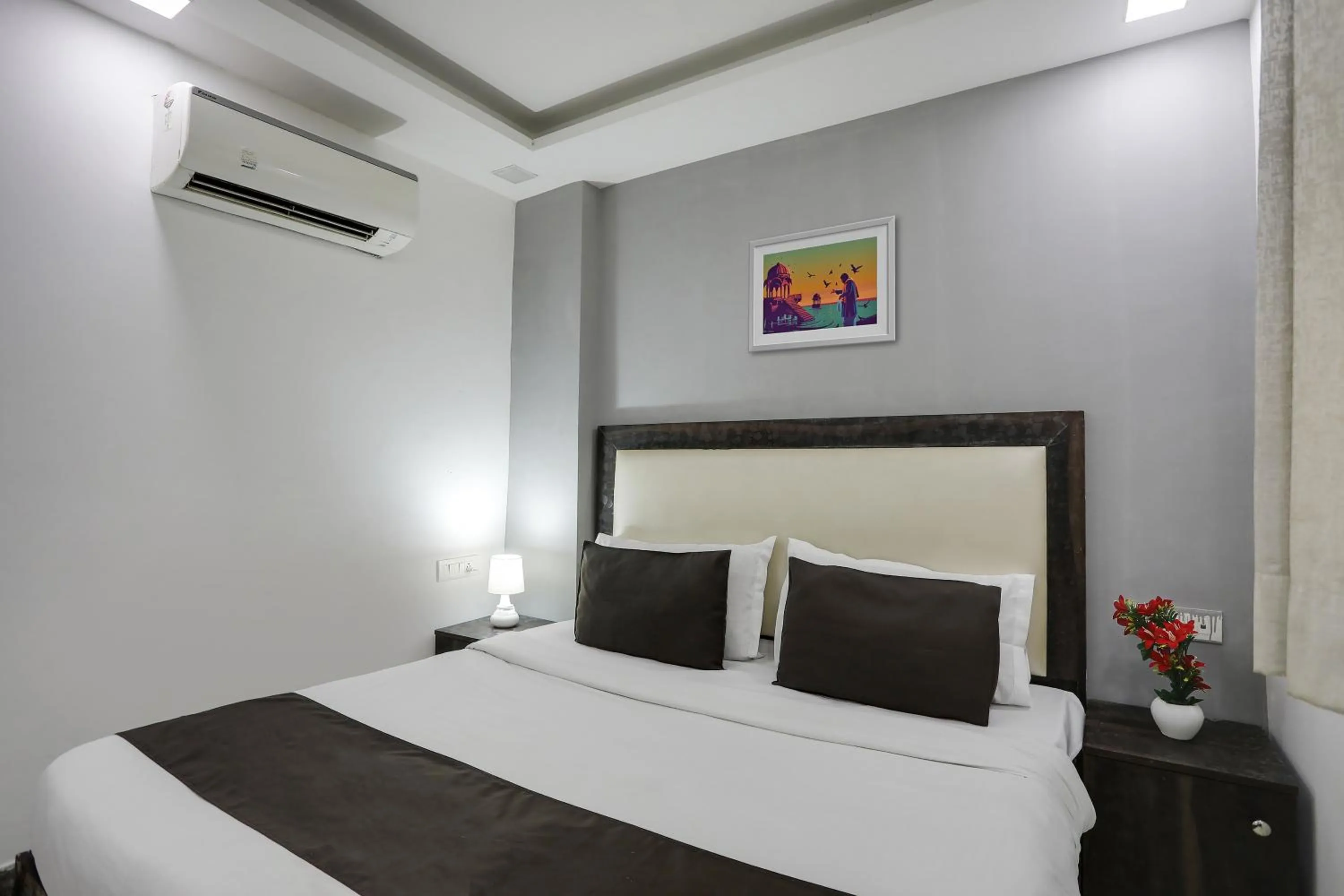 Bed in Super Hotel O Mannat Near Lotus Temple