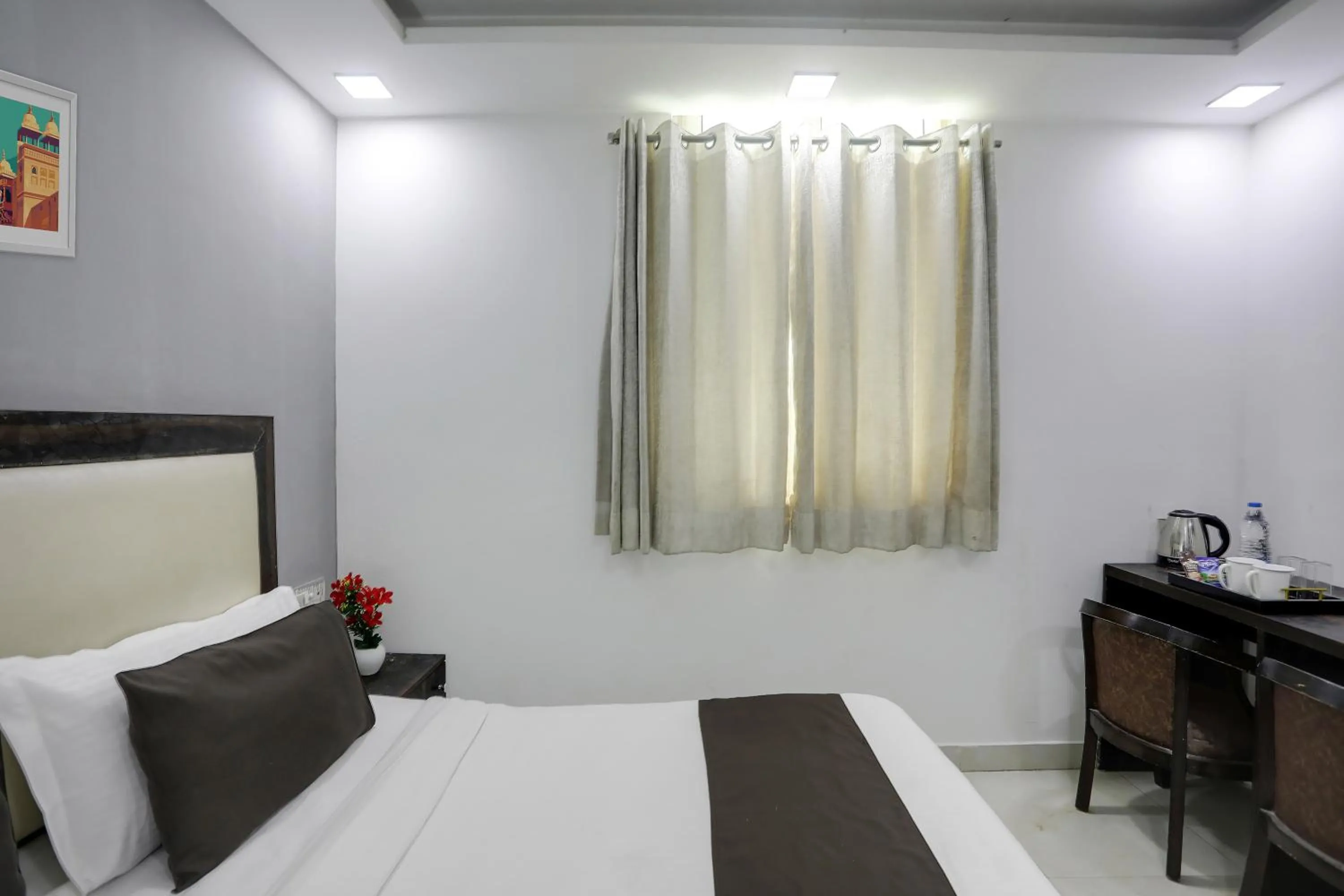 Bed in Super Hotel O Mannat Near Lotus Temple