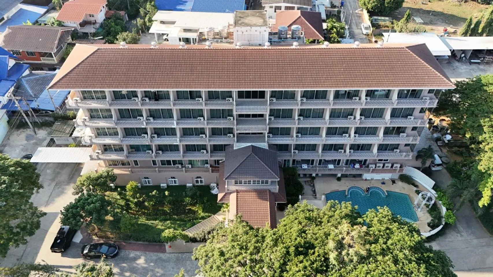 Bird's eye view in Rattana View