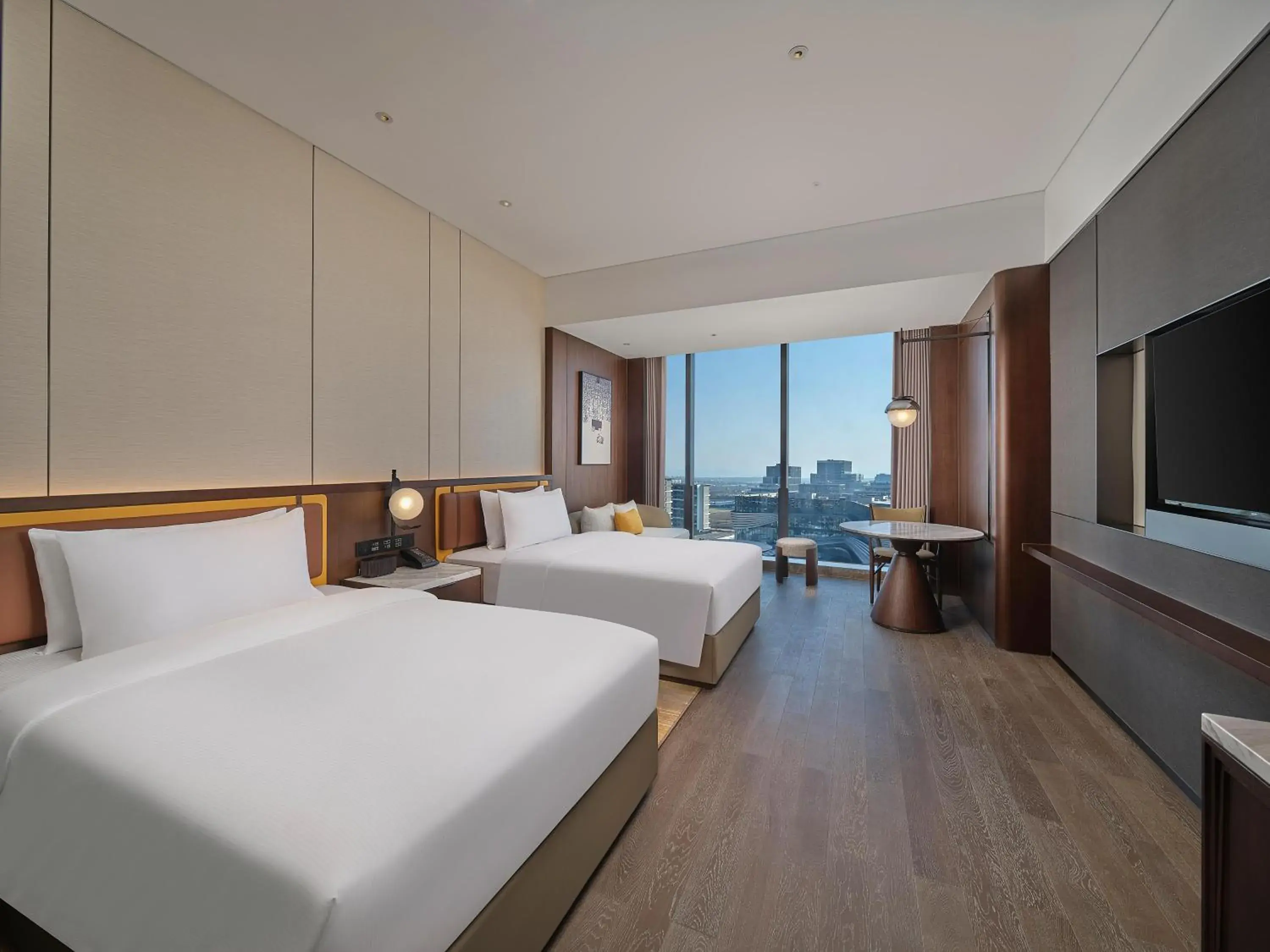 Premium Twin Room in Hilton Quzhou Premium Twin Room in Hilton Quzhou