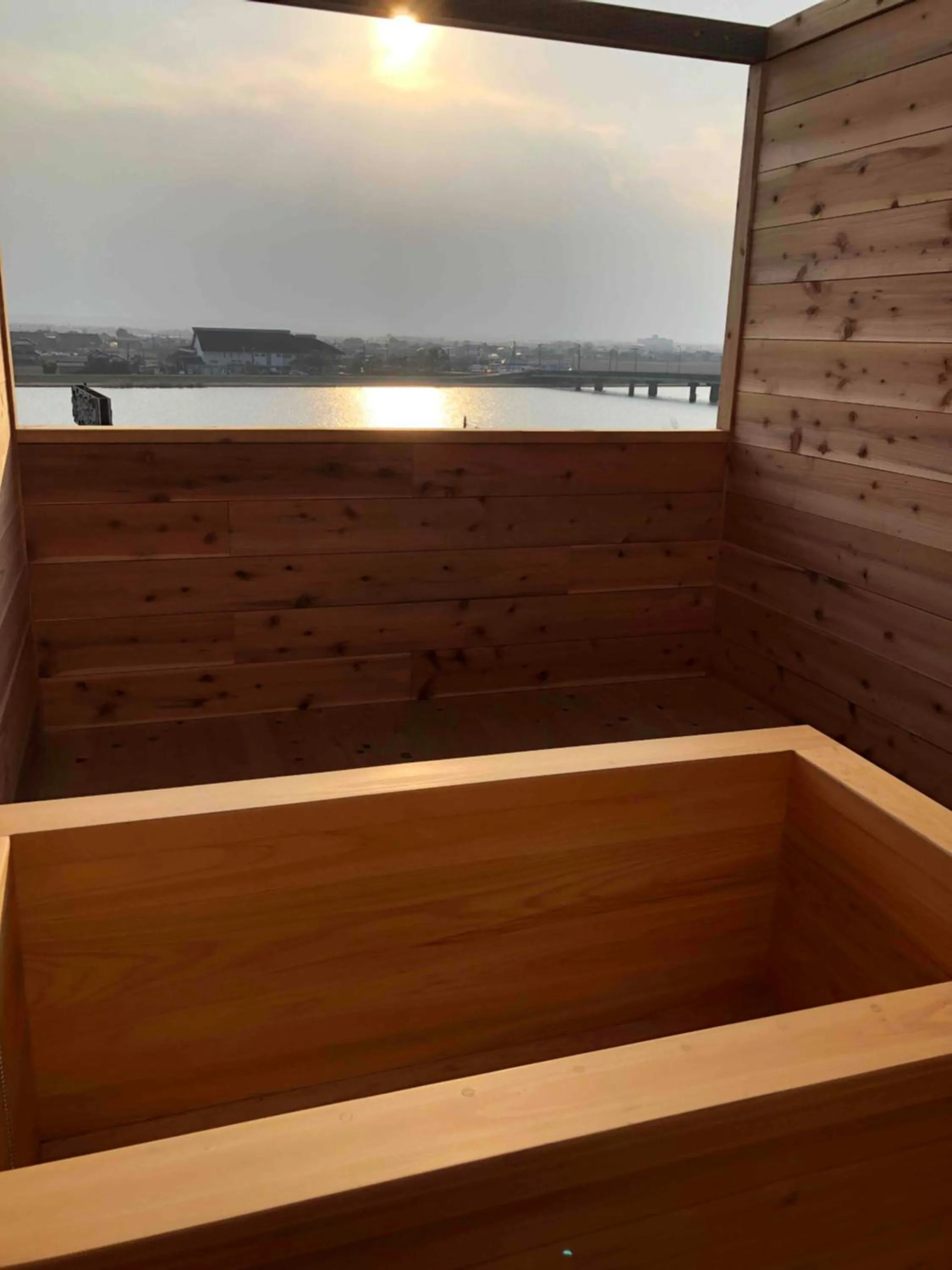 Open Air Bath in Hotel Shin Makomo