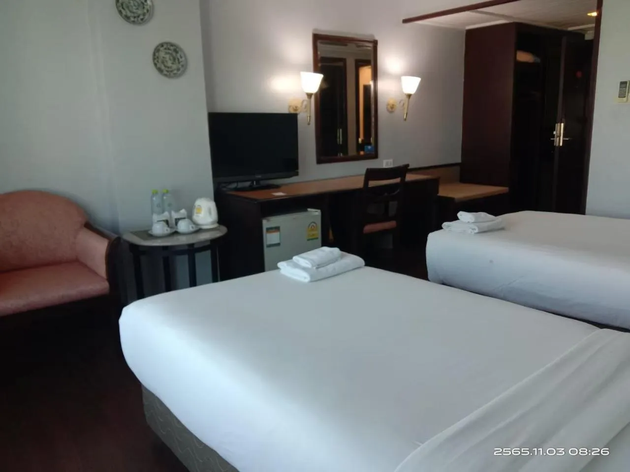 Bed in Mayflower Grande Hotel Phitsanulok