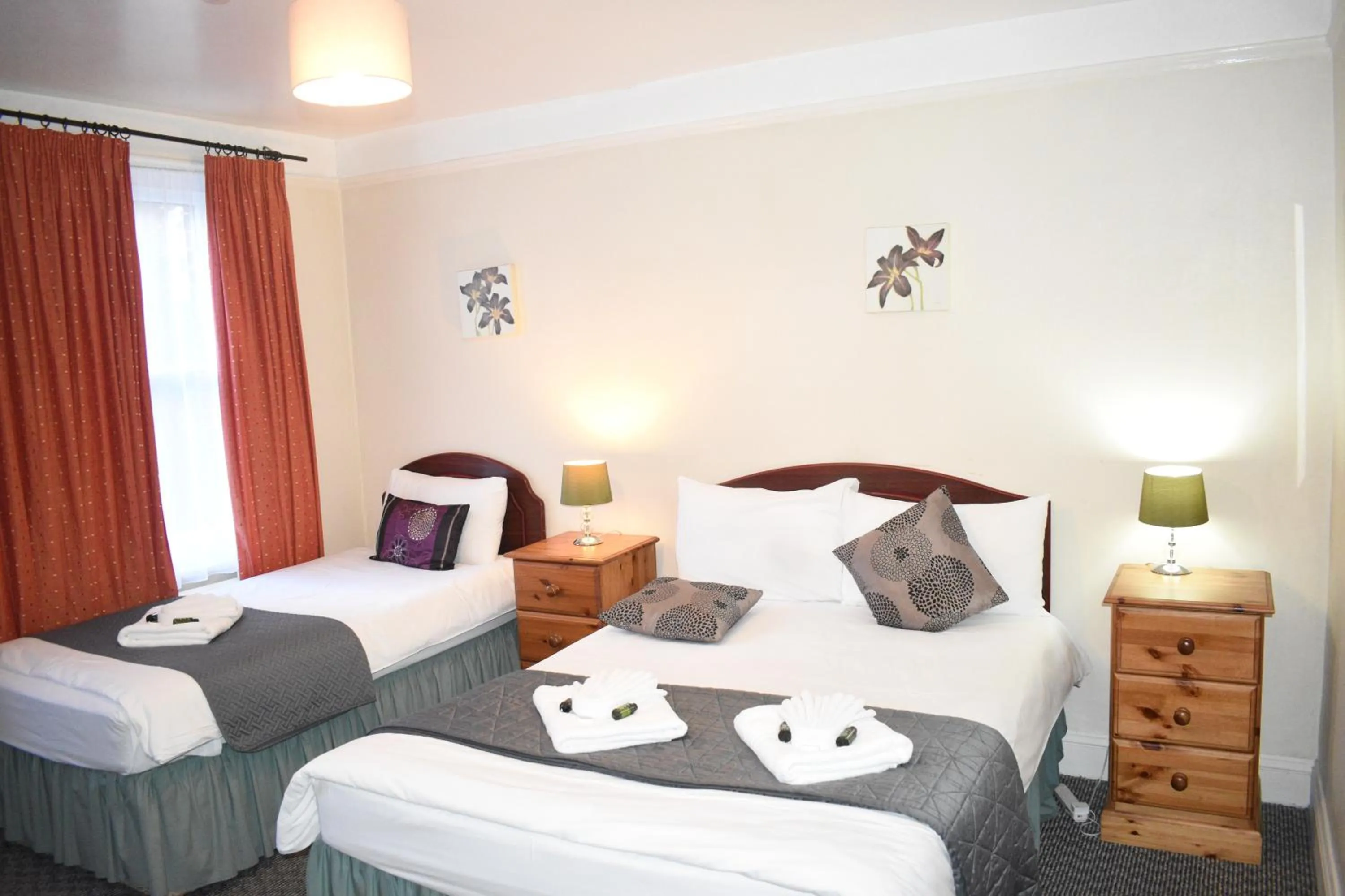 Bed in Pickwicks Guest House