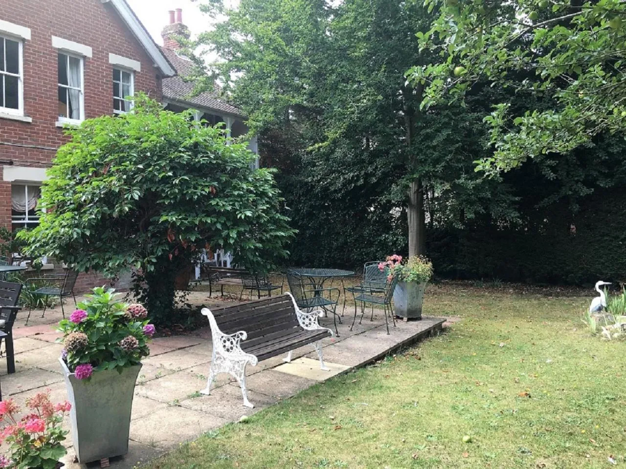 Garden in Pickwicks Guest House