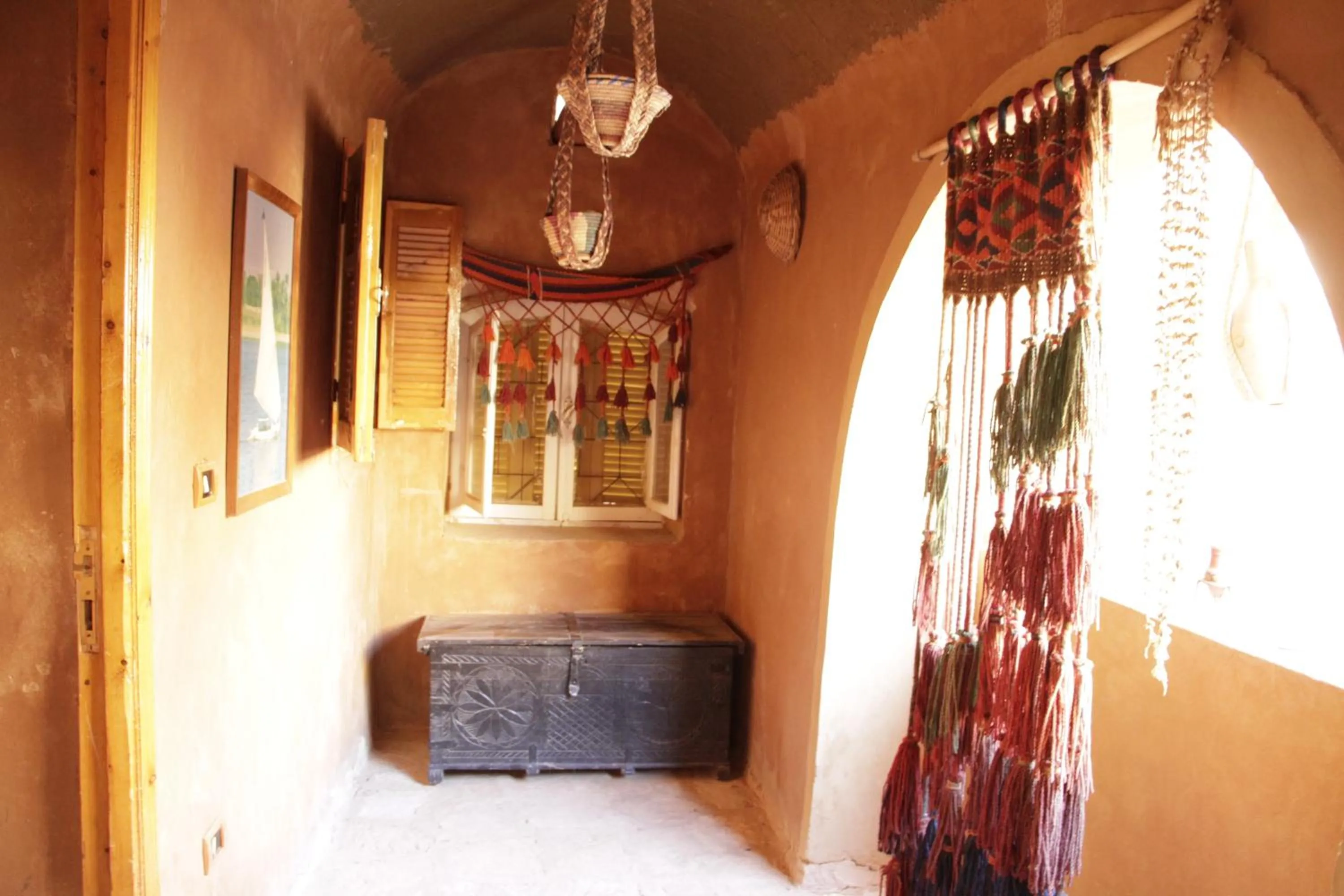 View (from property/room), Bed in Eskaleh Eco-Lodge