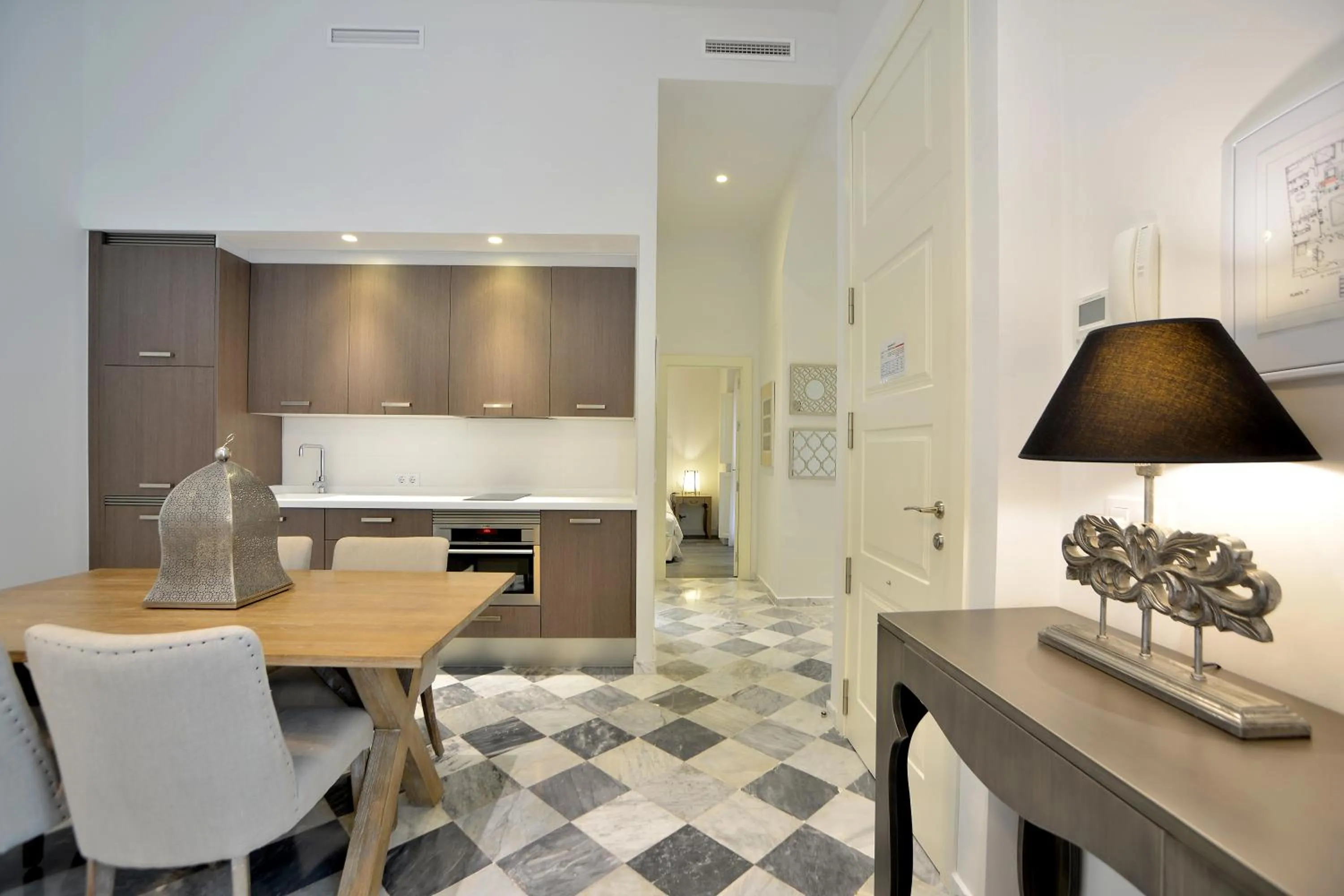 Kitchen or kitchenette in El Armador Casa Palacio by Luxury Suites Cádiz