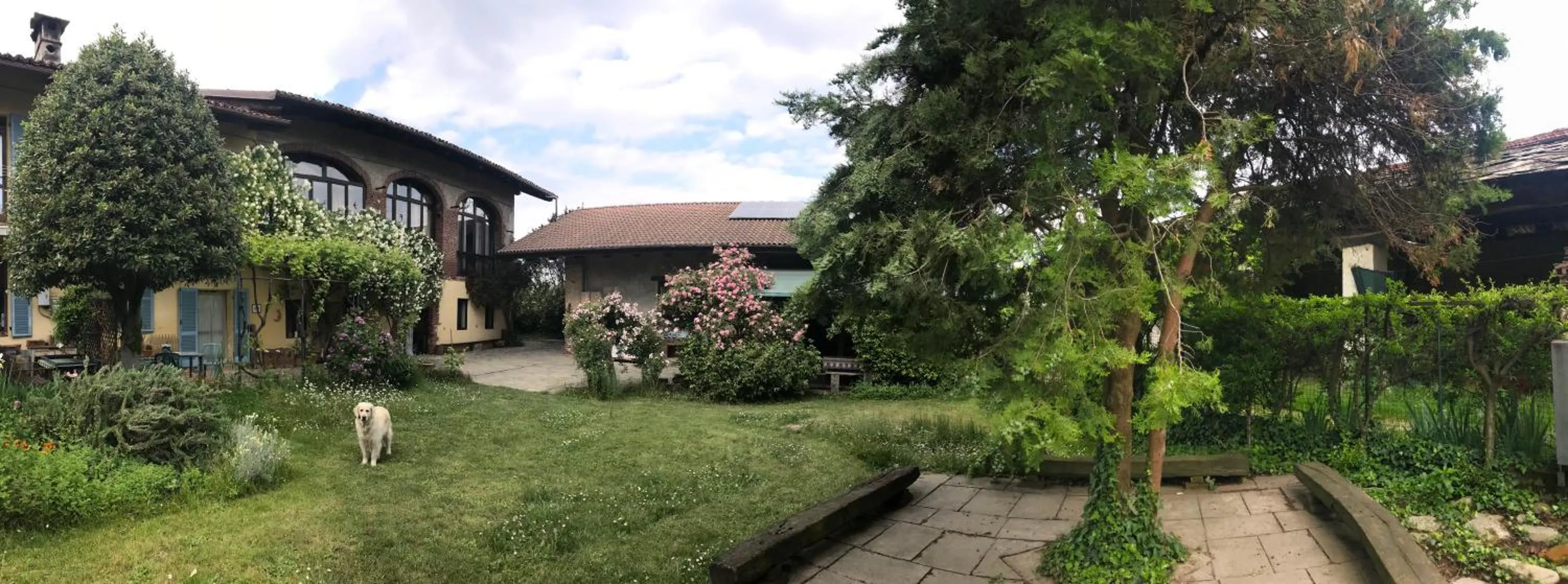Garden in B&B Cascina Marie