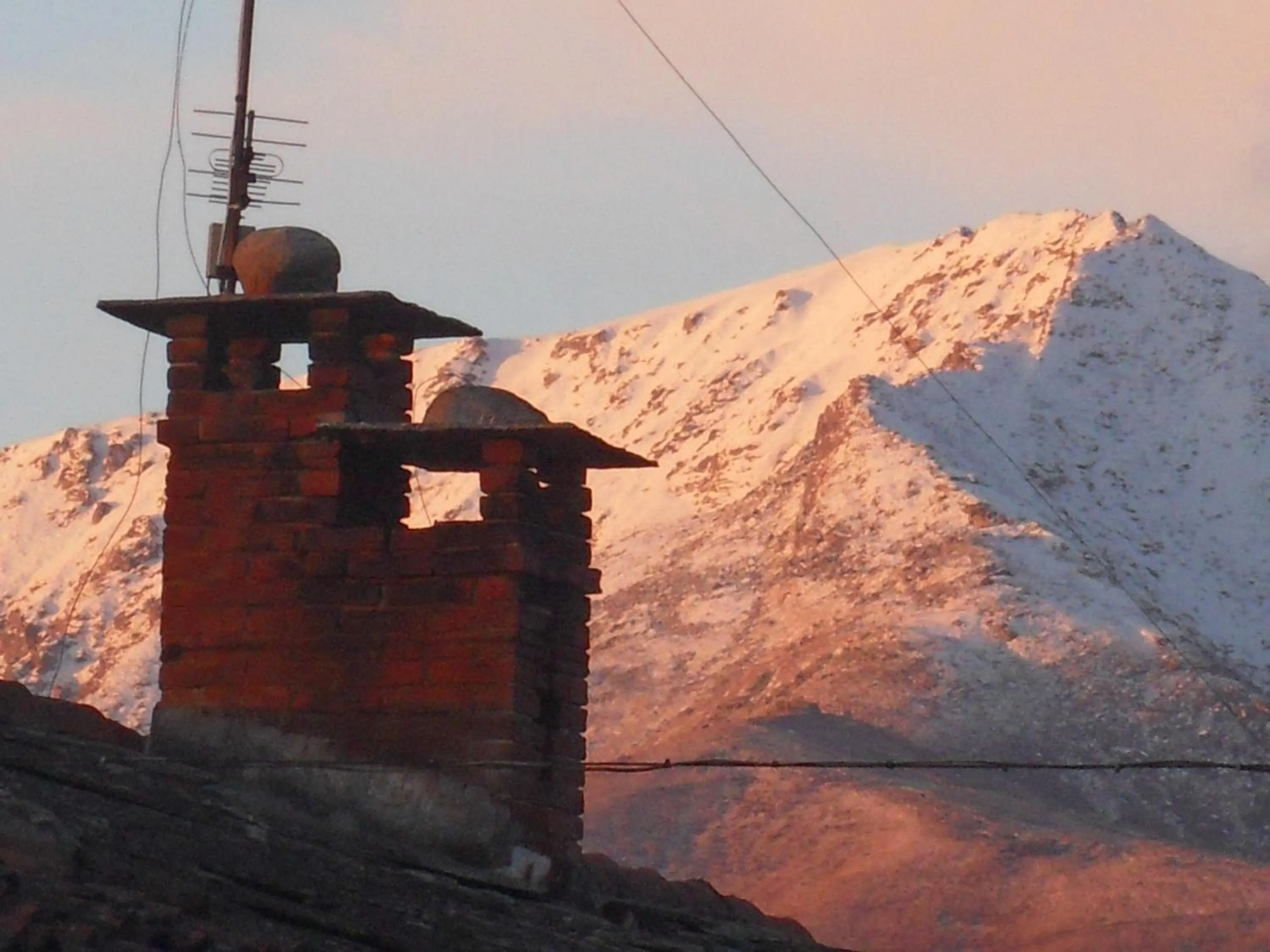 Mountain view in B&B Cascina Marie