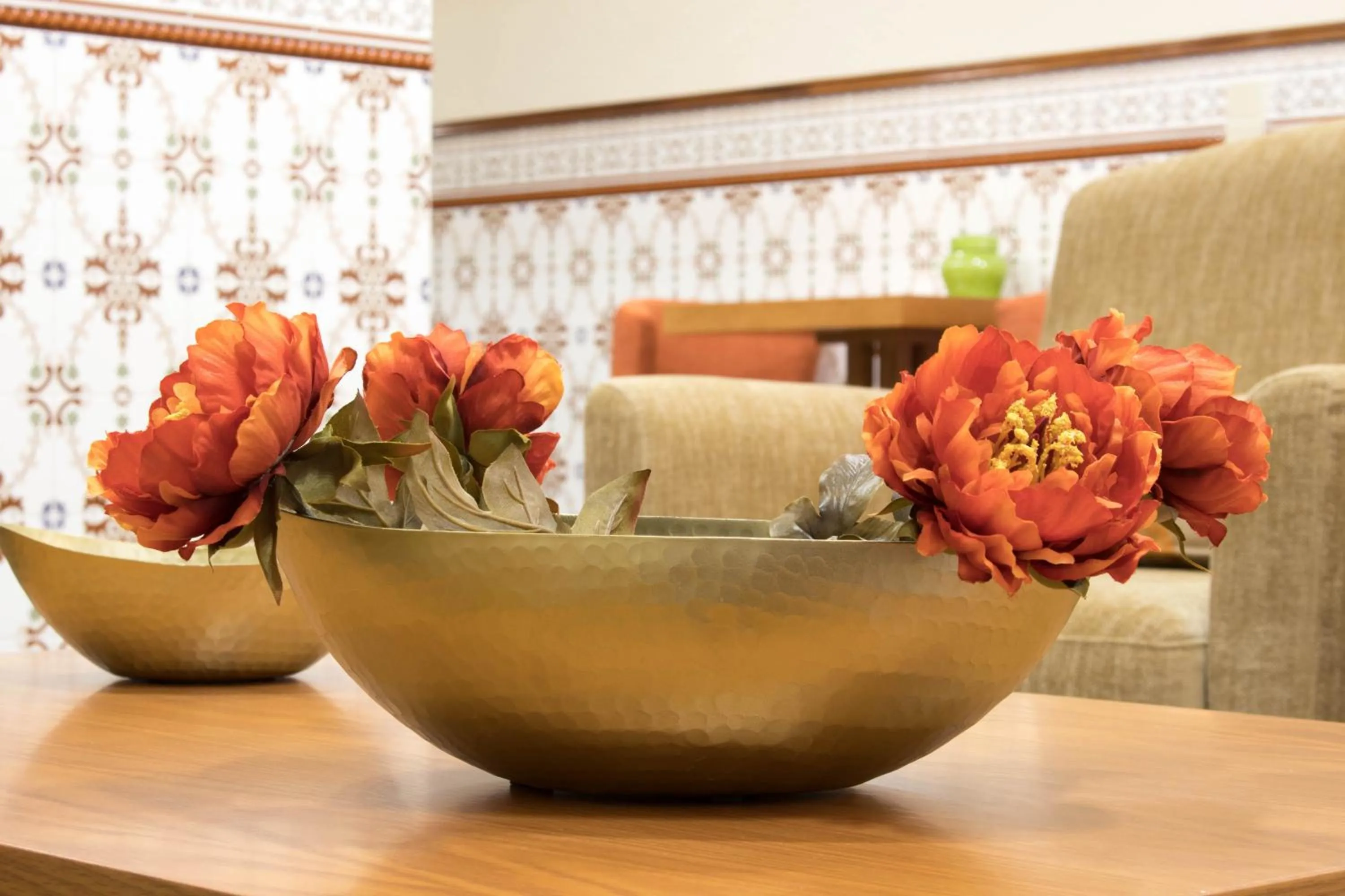 Decorative detail in Lusitana Hotel