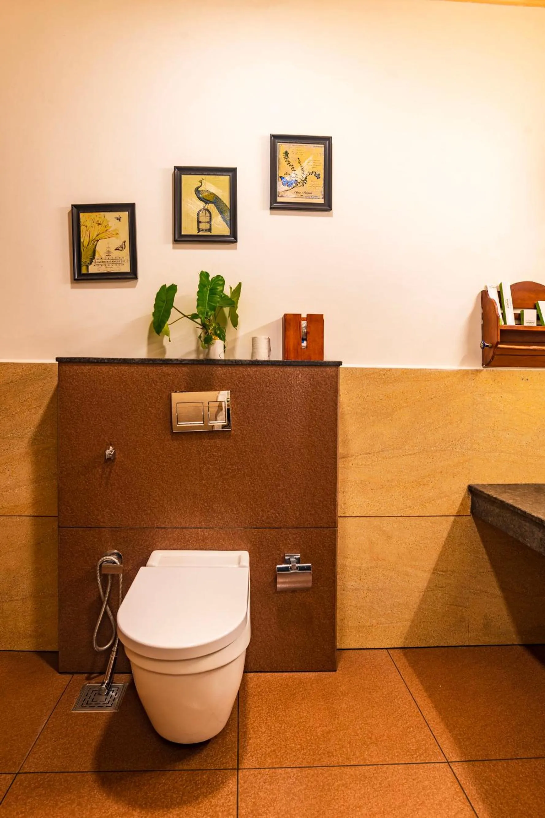 Toilet in Tea Harvester