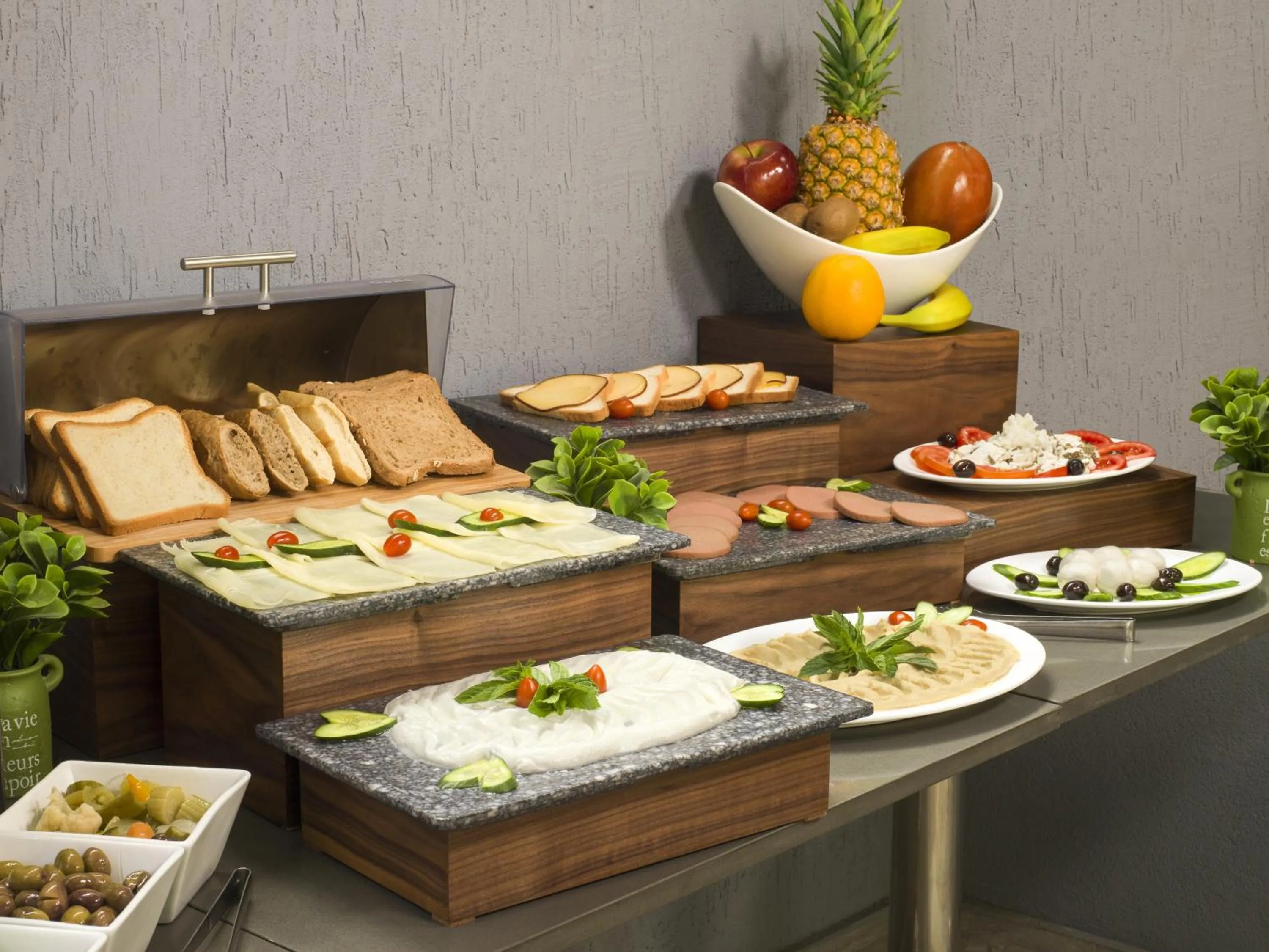 Continental breakfast in Urban Central Suites - Beirut