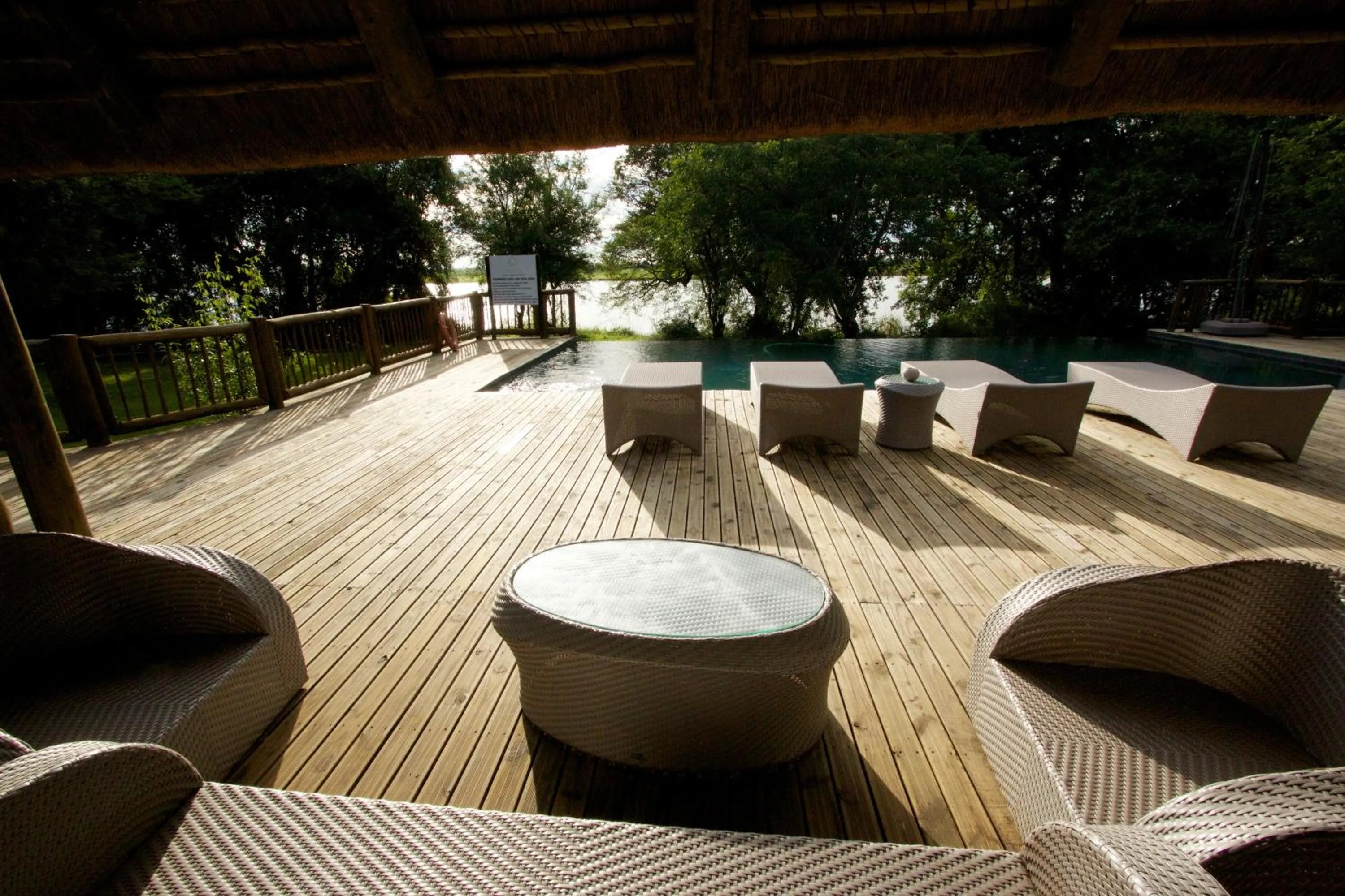 Patio in Cresta Mowana Safari Resort & Spa