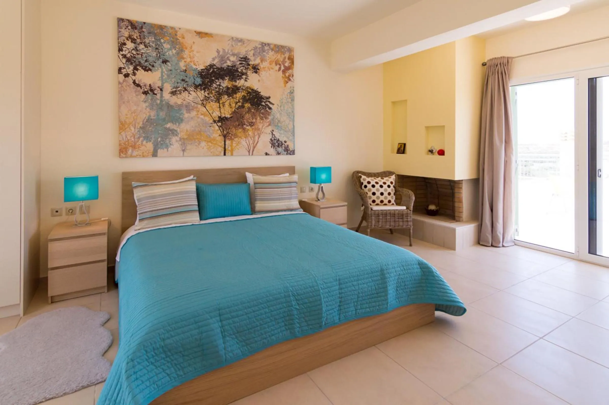 Bedroom, Bed in Athena Villas Olive Grove & Estate