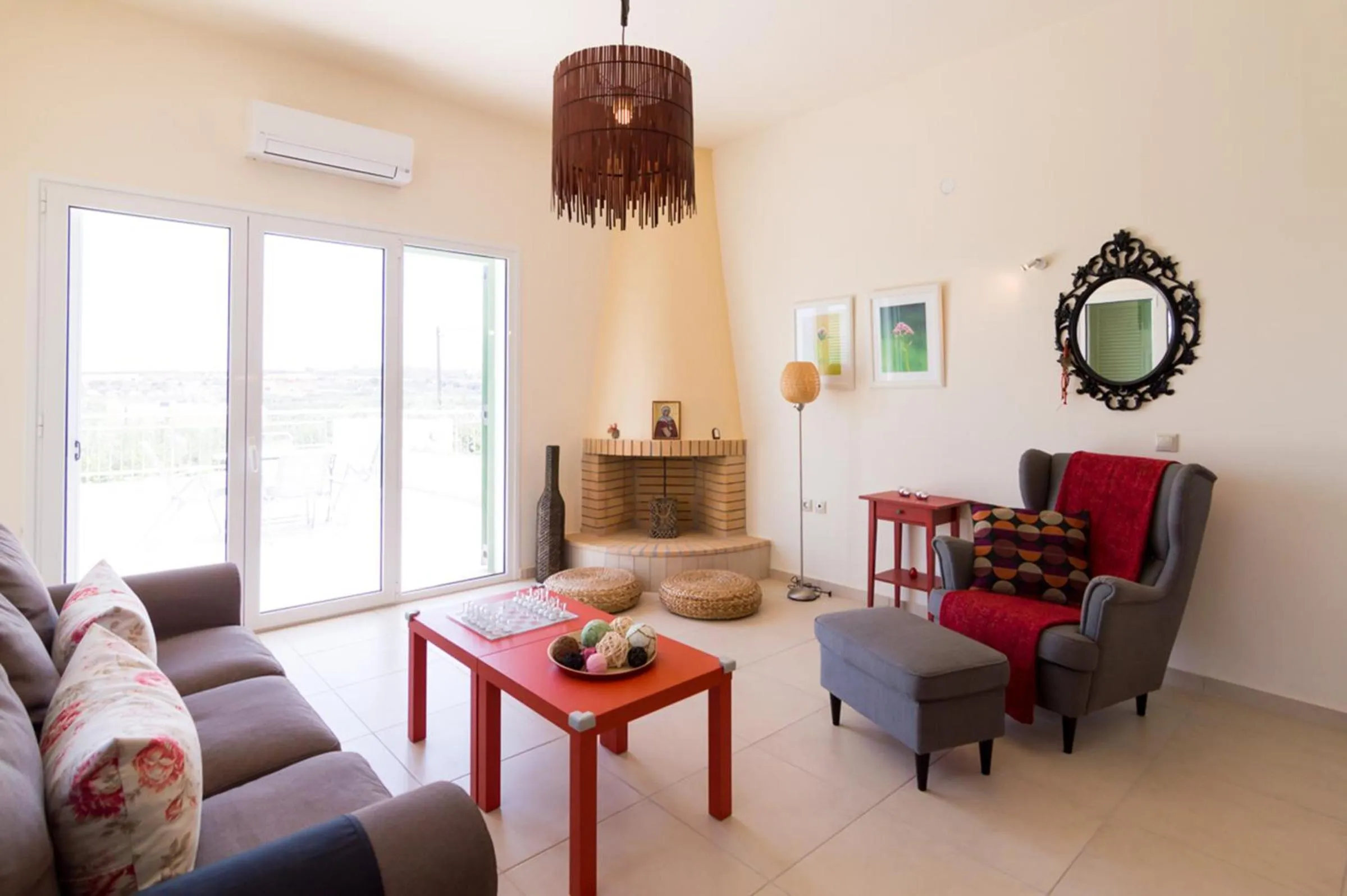 Living room in Athena Villas Olive Grove & Estate