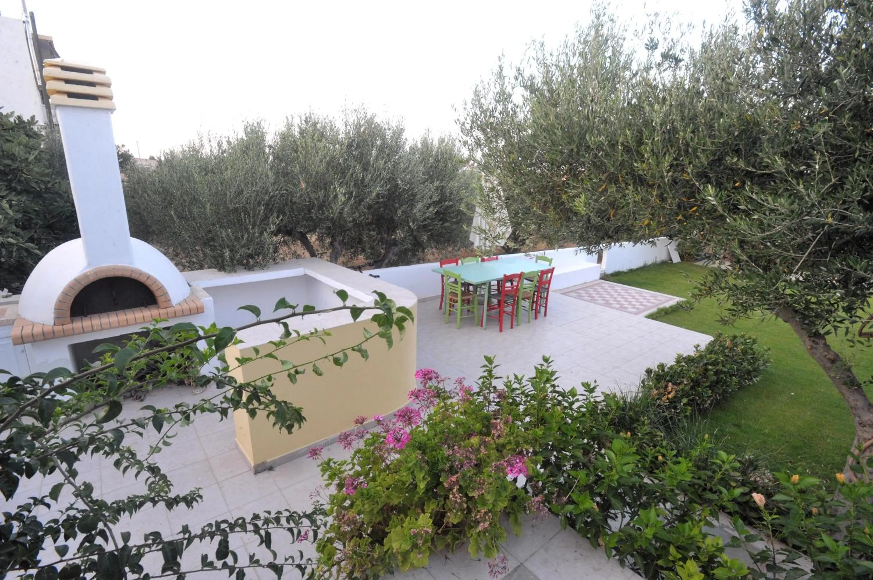 Patio in Athena Villas Olive Grove & Estate