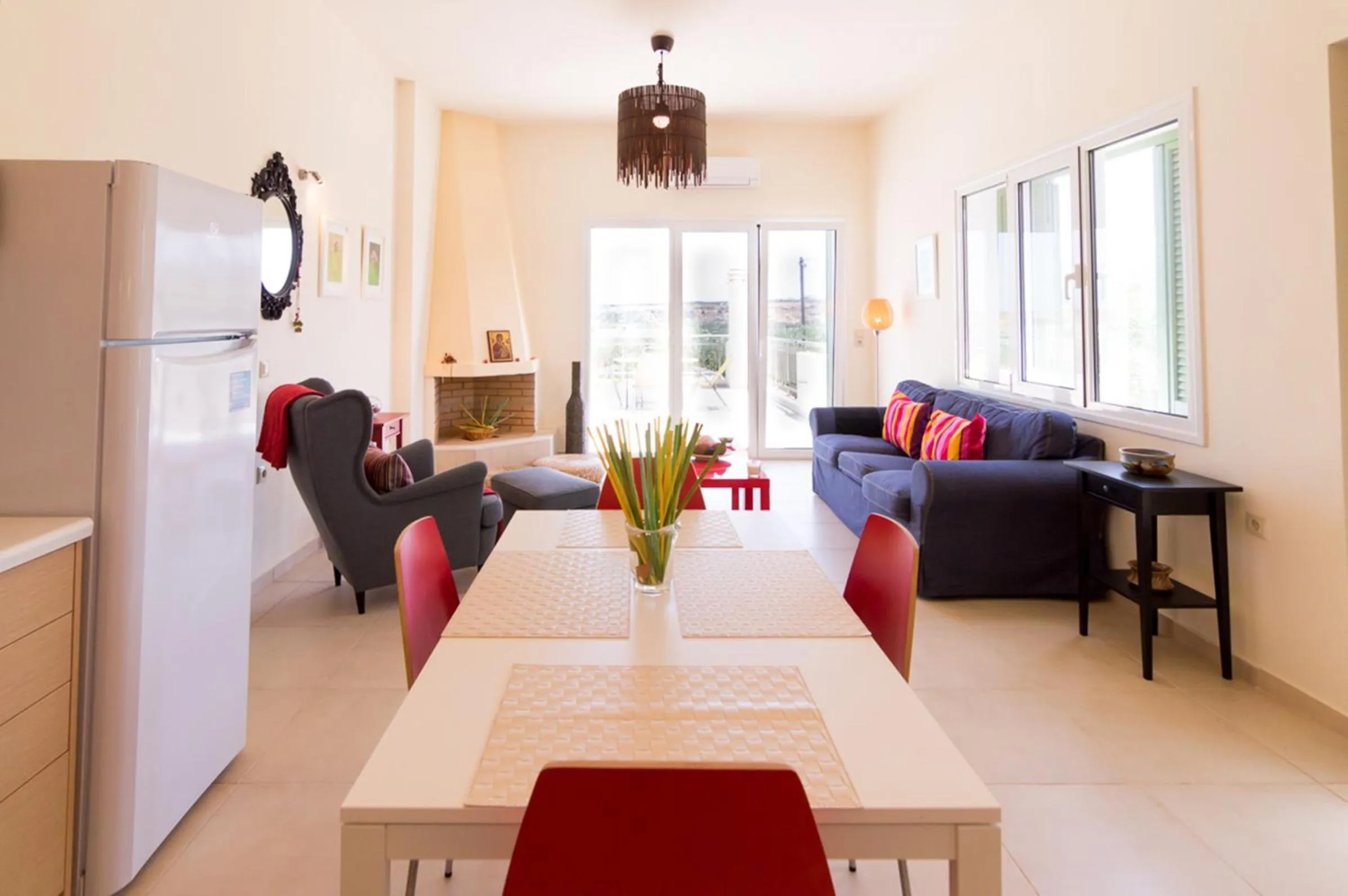 Kitchen or kitchenette in Athena Villas Olive Grove & Estate