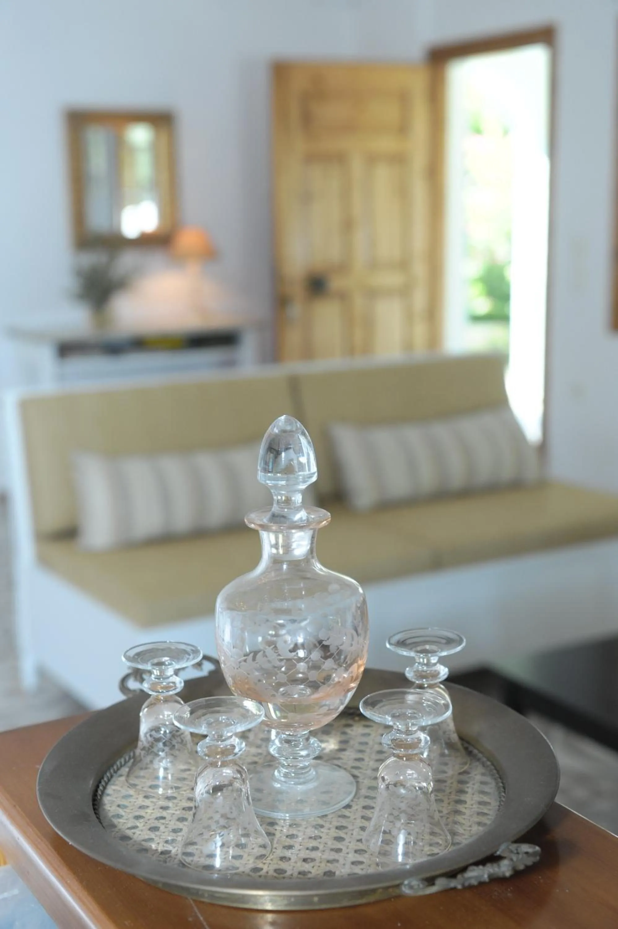 Decorative detail in Athena Villas Olive Grove & Estate