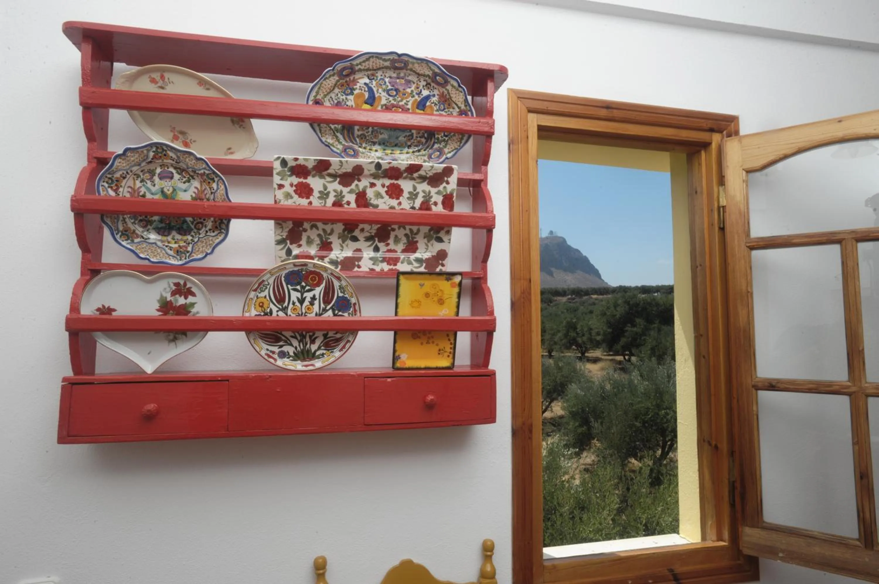 Decorative detail in Athena Villas Olive Grove & Estate